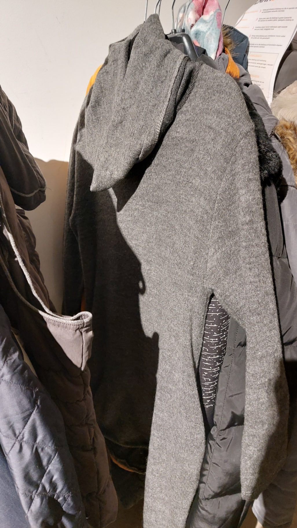 Rollkragenpullover Grau Größe: S