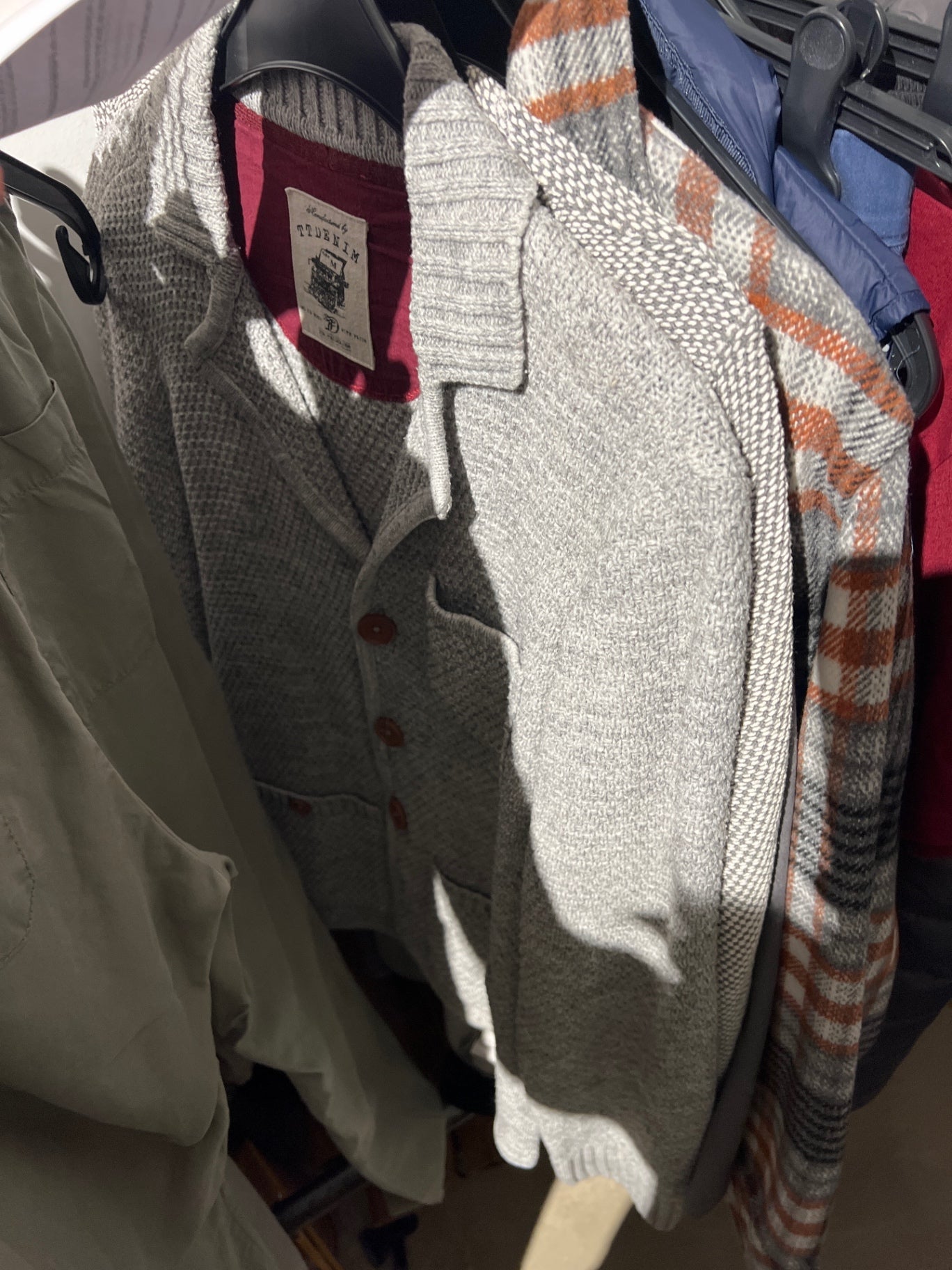 Tom Tailor Strickjacke Grau Größe: M