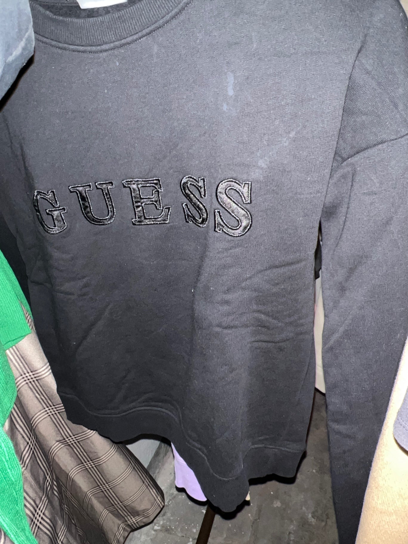 Guess Pullover Schwarz Größe: S