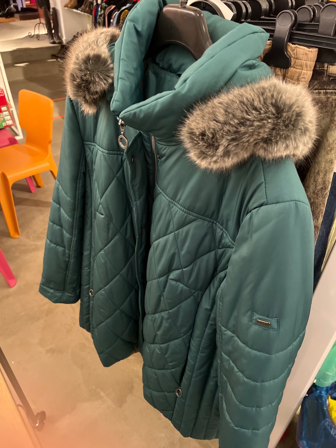 Gina S Steppjacke Grün Größe: L