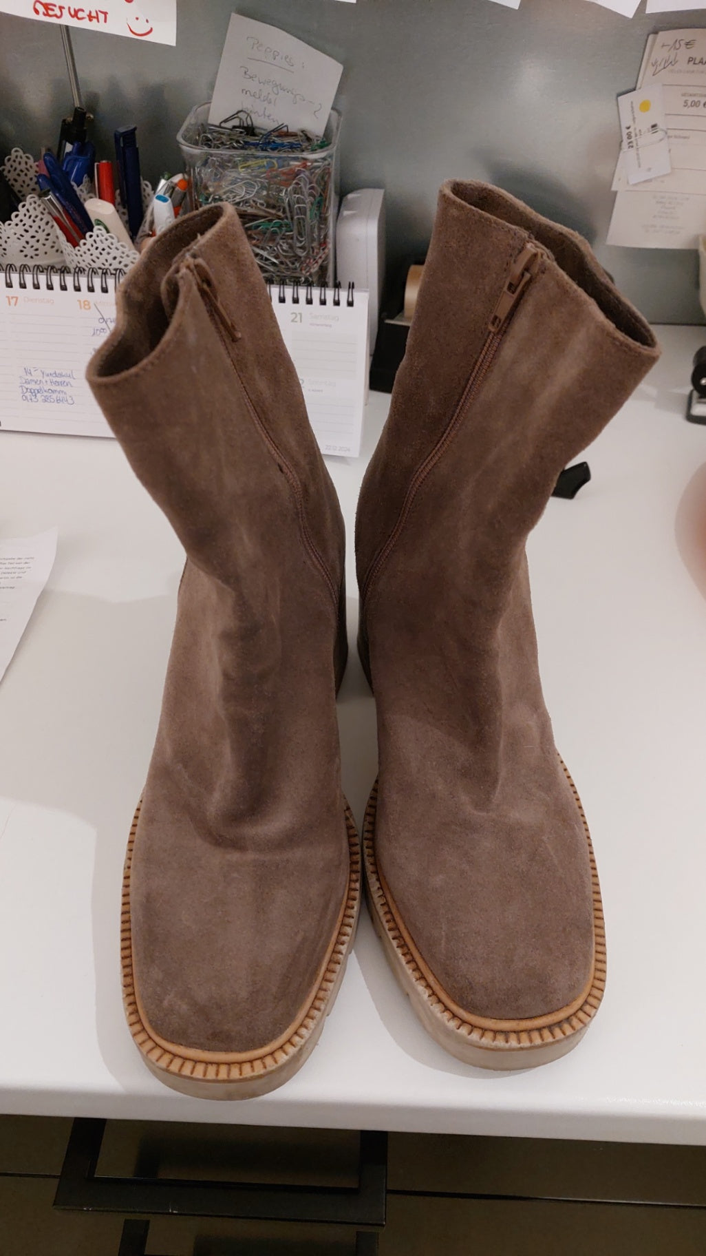 Manfield Stiefeletten Braun Größe: 38