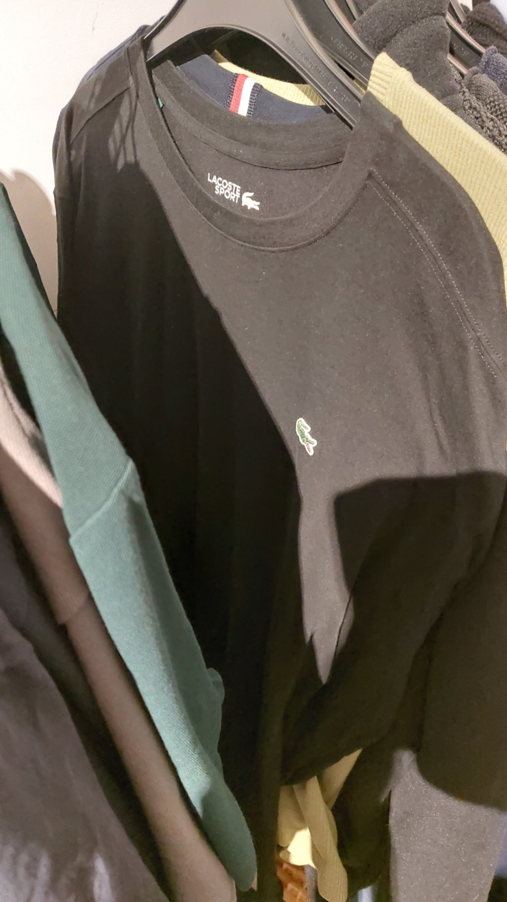 Lacoste T-Shirt Schwarz Größe: XXL