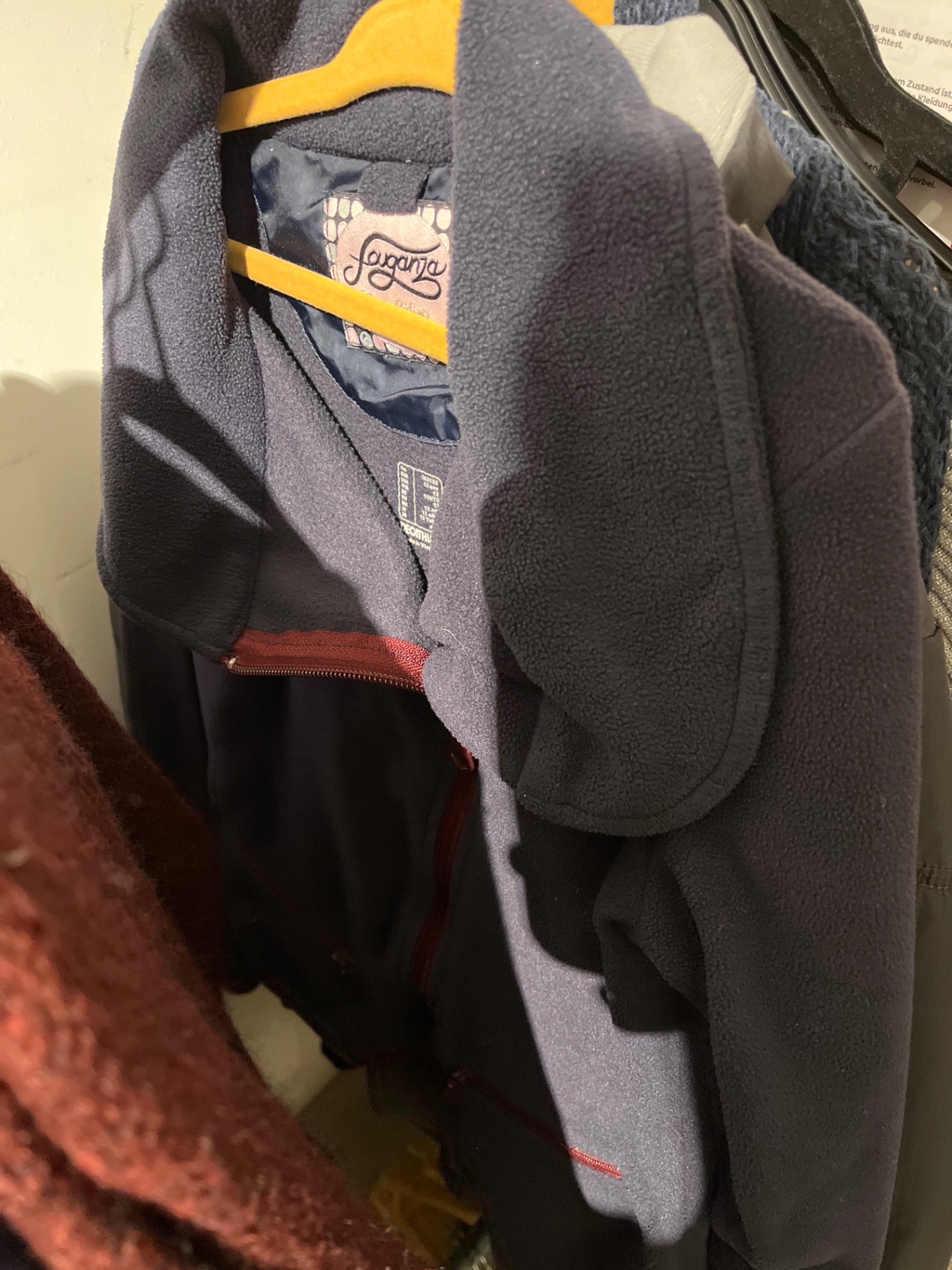 Fouganza Fleecejacke Reiten Dunkelblau Größe: 146/152