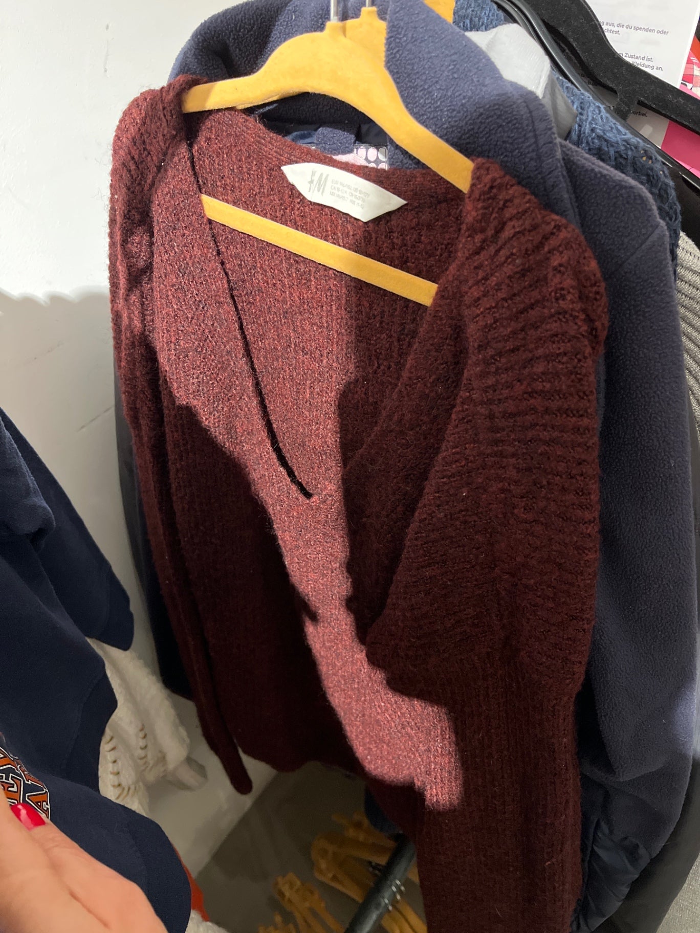 H&M Pullover Bordeaux Größe: 146/152