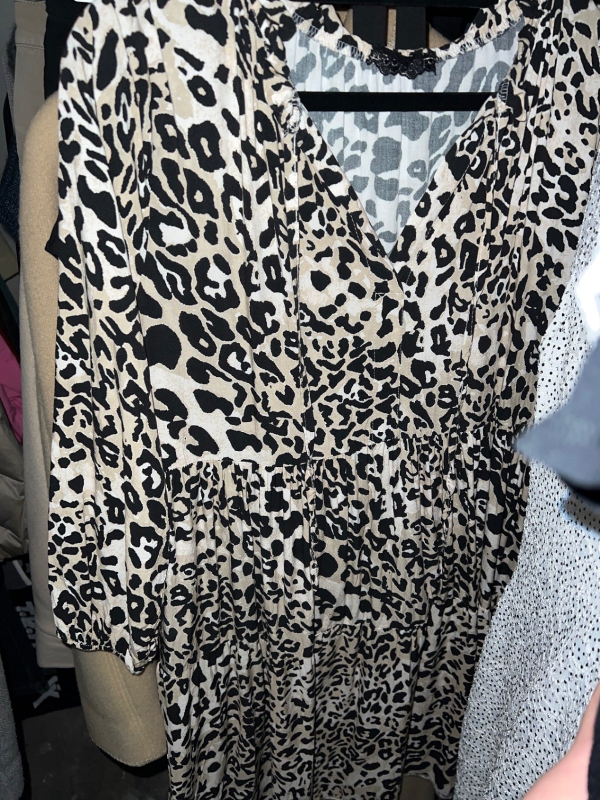 Kleid Leopardenmuster Größe: S