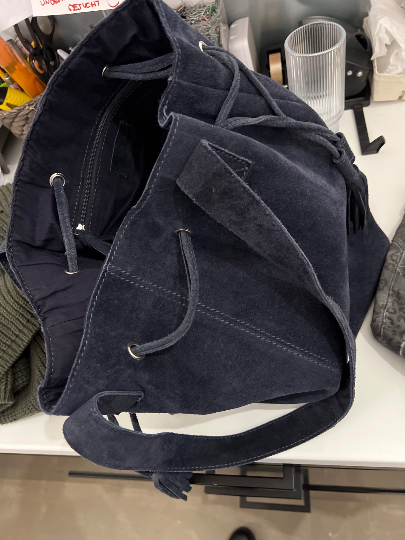 Promod Handtasche Dunkelblau