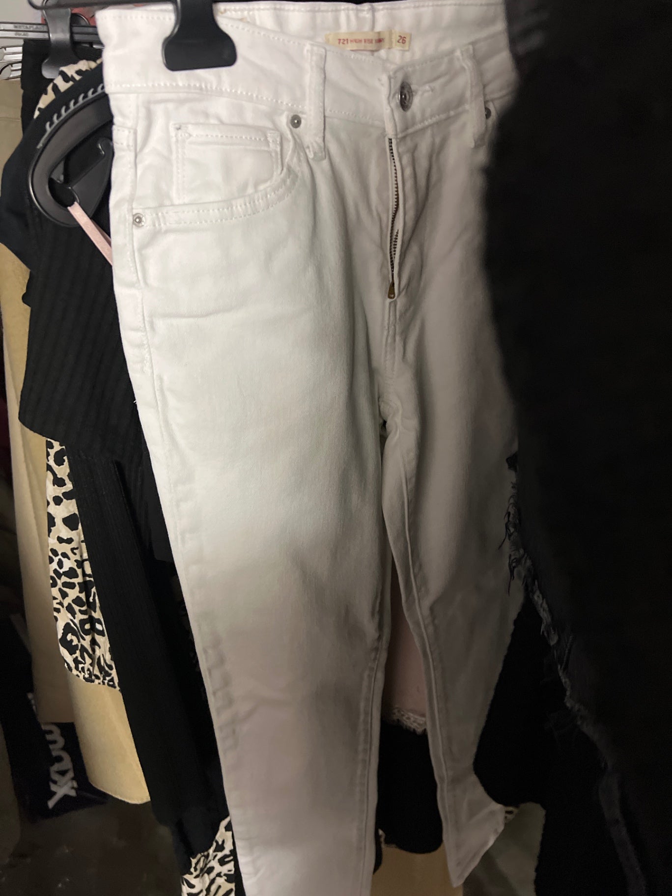 Levi's Jeans Weiß Größe: 26