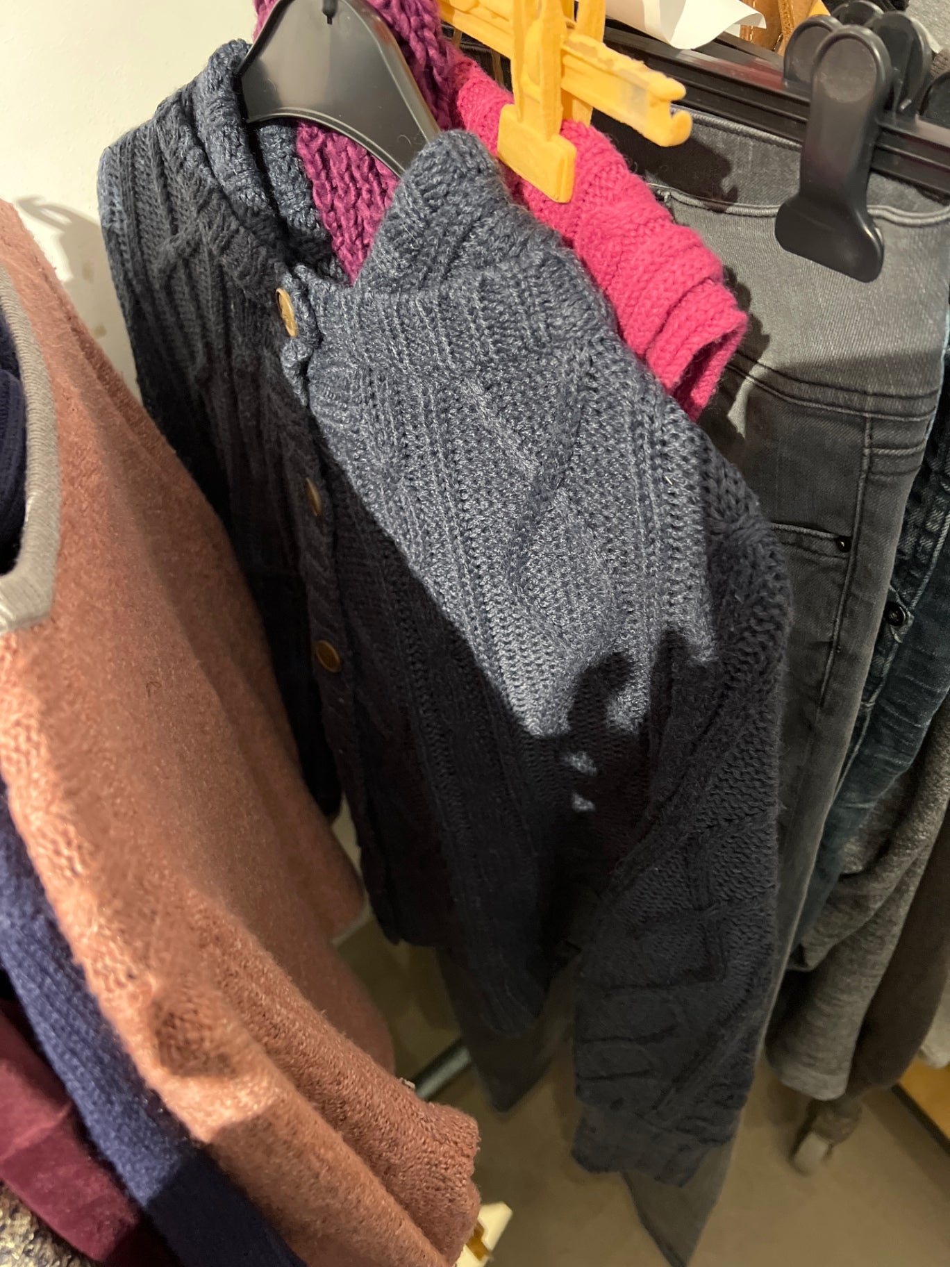 Only Strickjacke Blau Größe: M