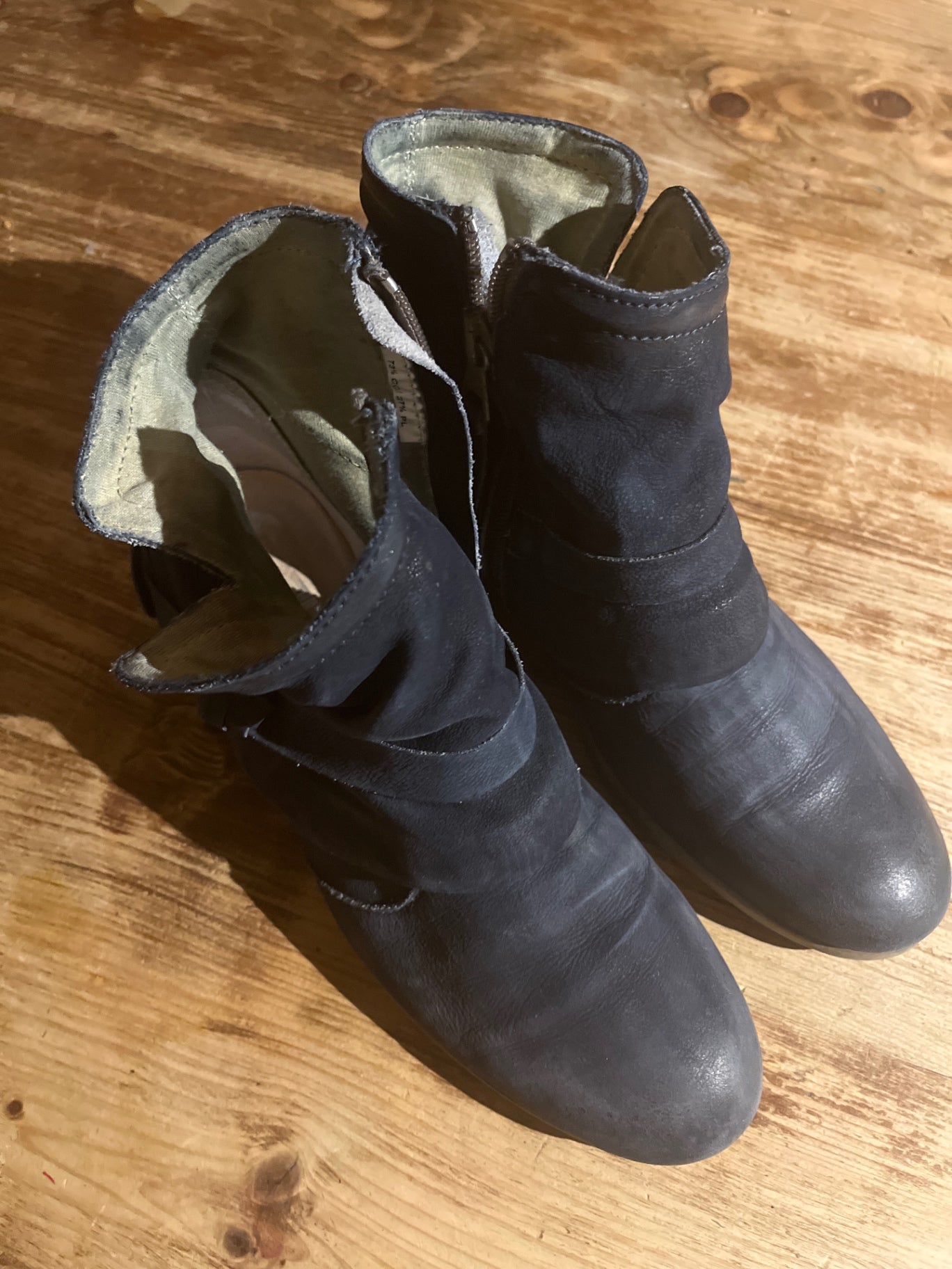 Mjus Stiefelette Blau Größe: 39