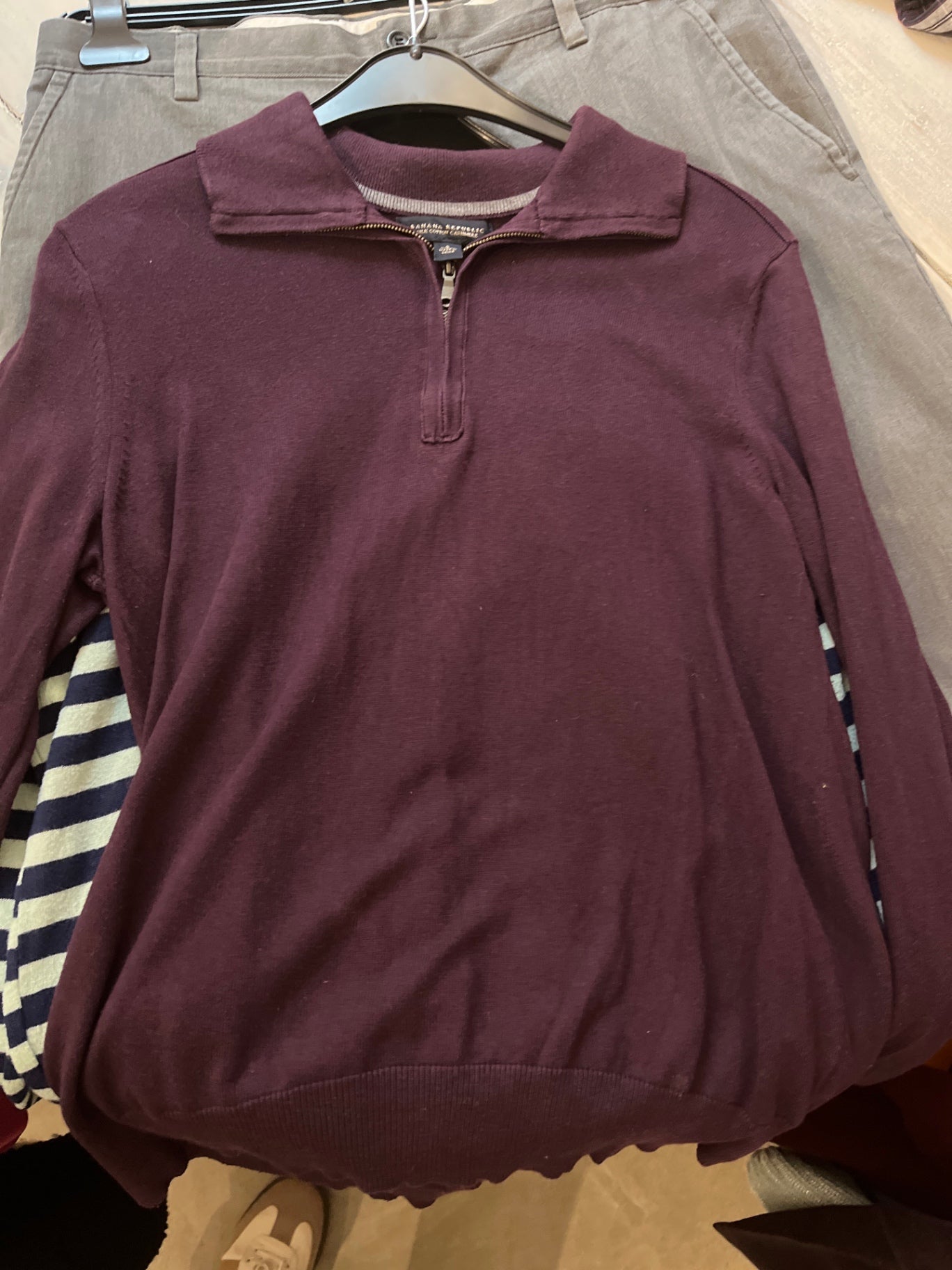 Banana Republic Pullover Lila Größe: S