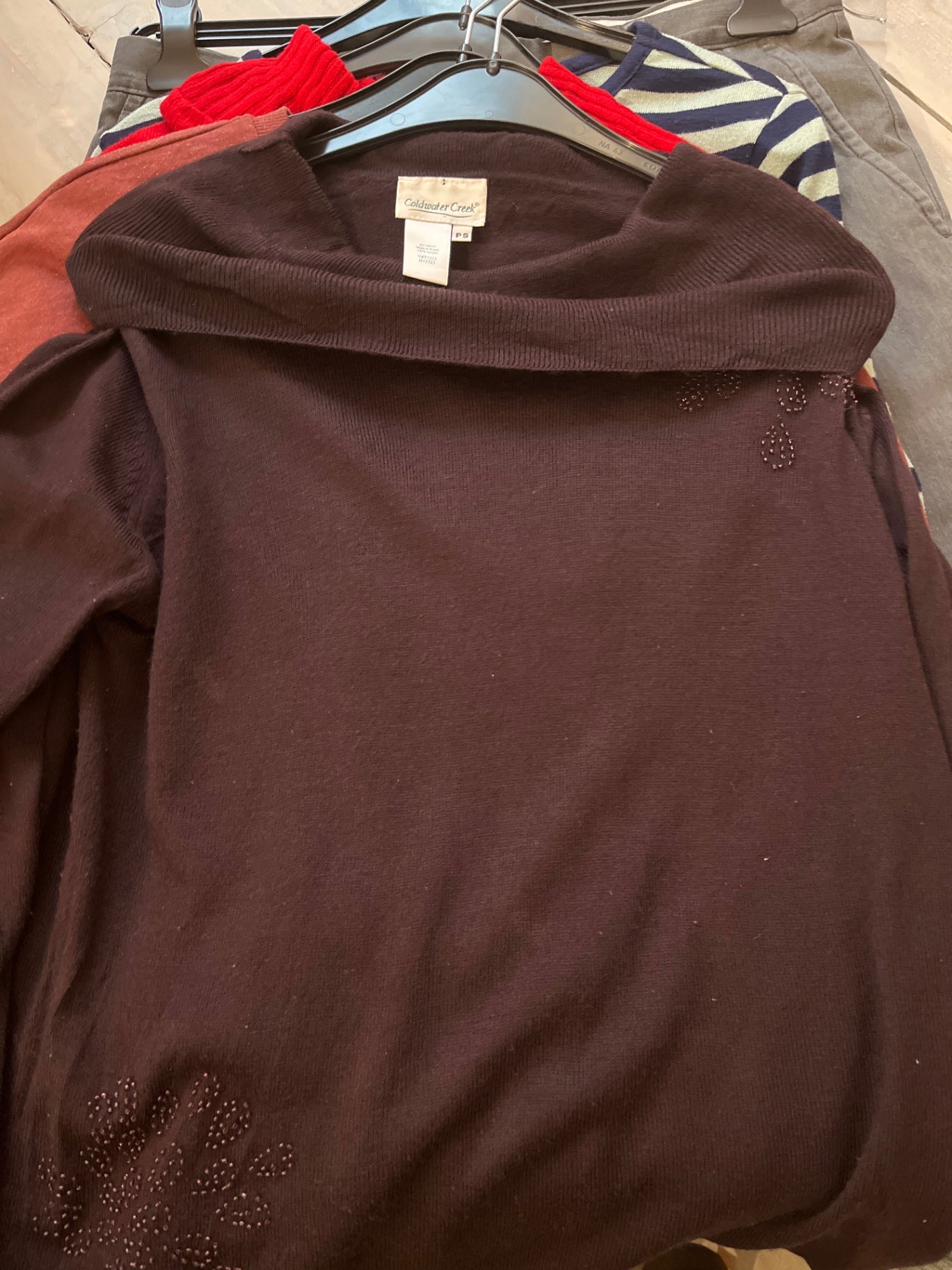 Coldwater Creek Pullover Lila Größe: S