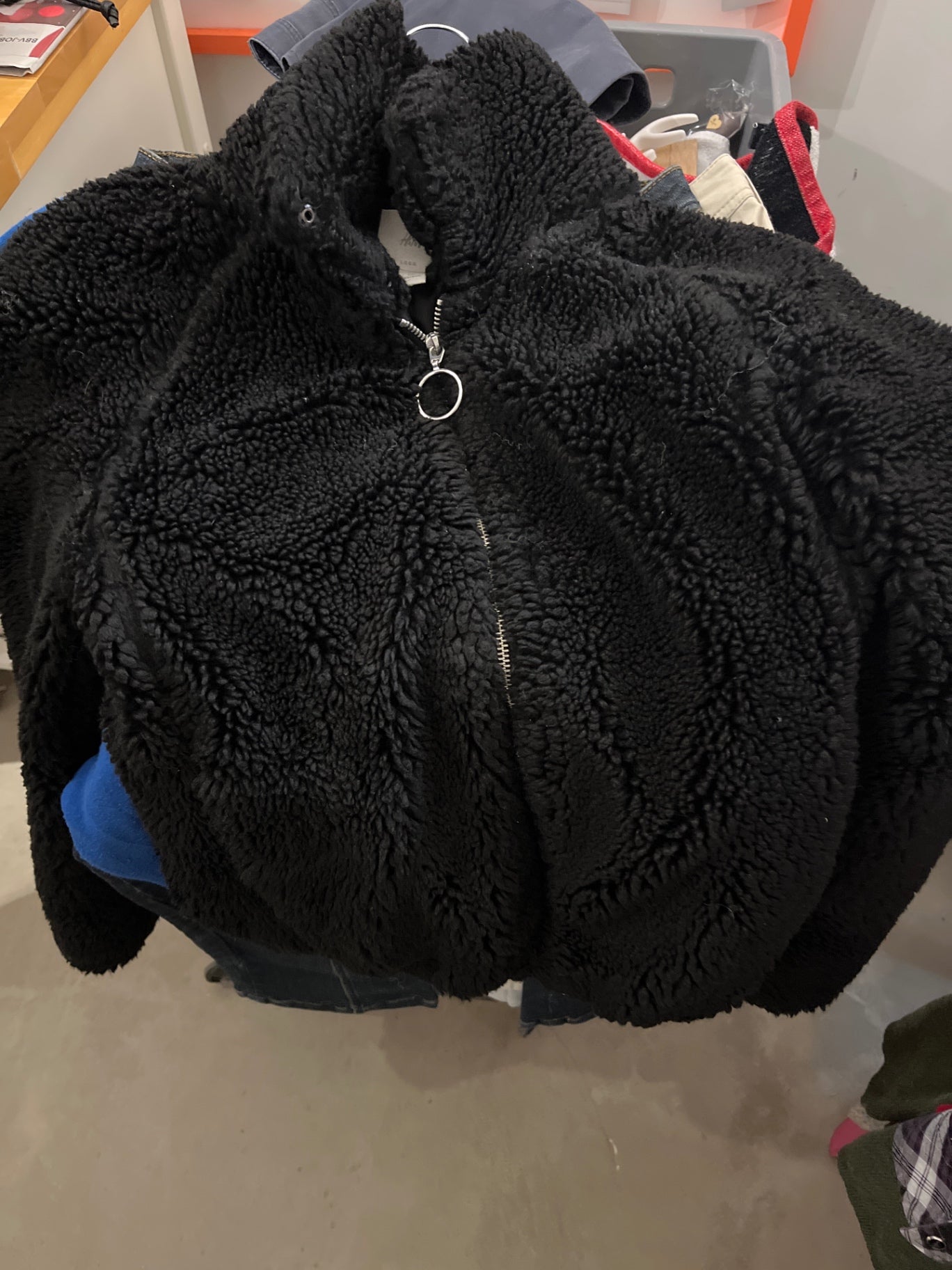 H&M Jacke Schwarz Größe: XS