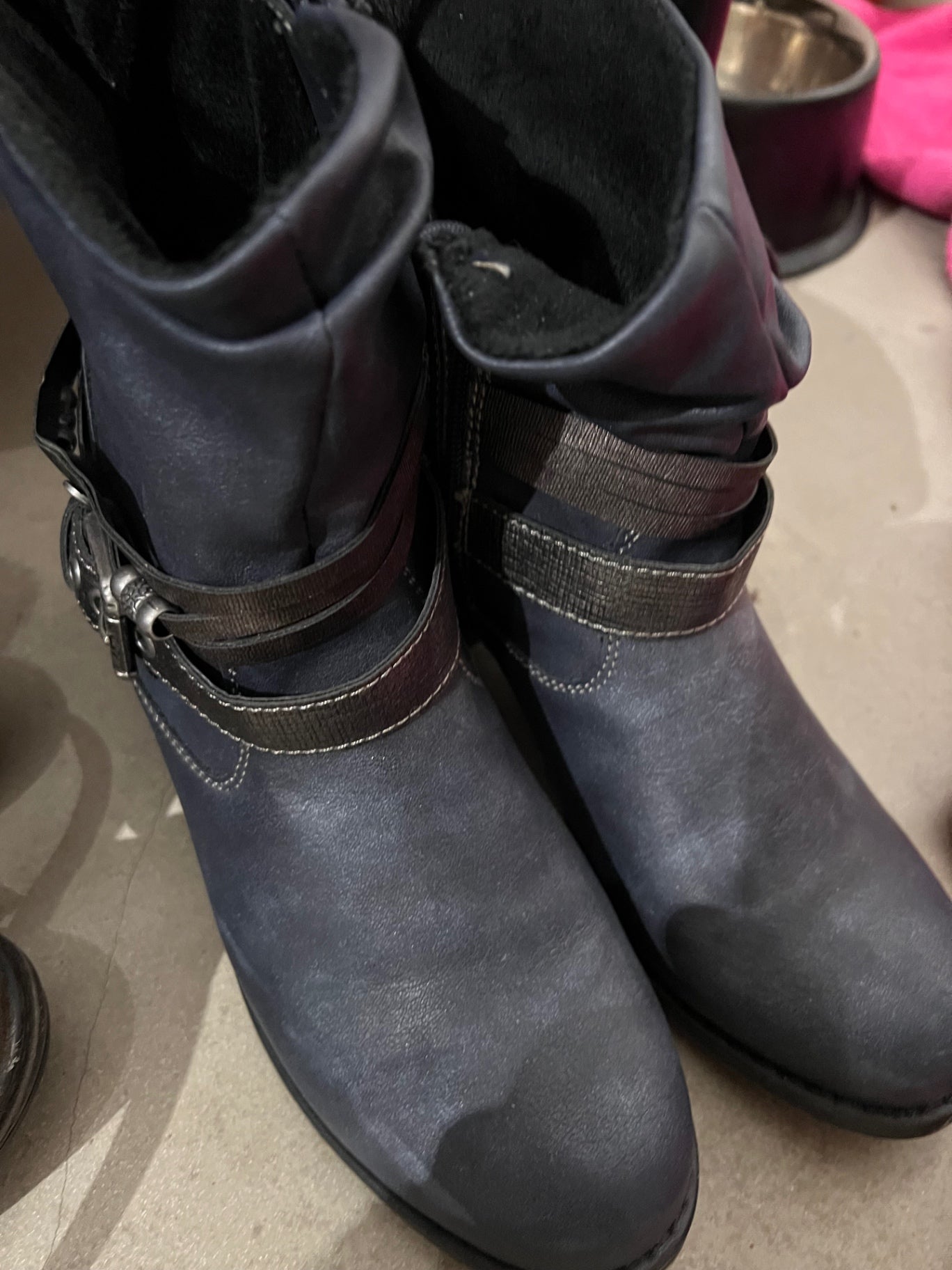 Hucke Berlin Stiefeletten Blau Größe: 37