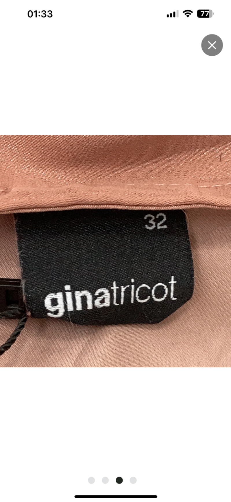 Gina Tricot Bluse Rosa Größe: 32