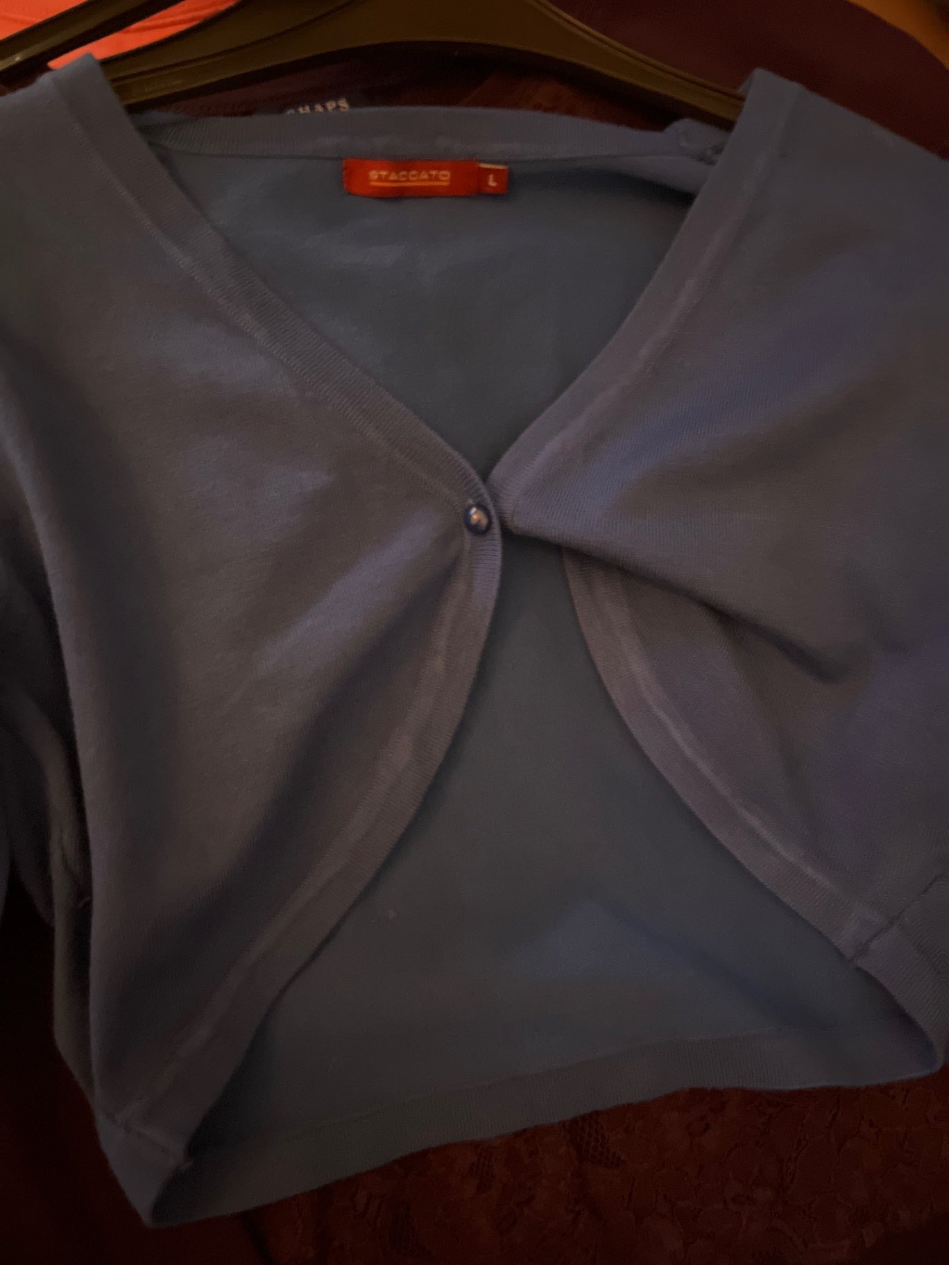 Staccato Strickjacke Blau Größe: