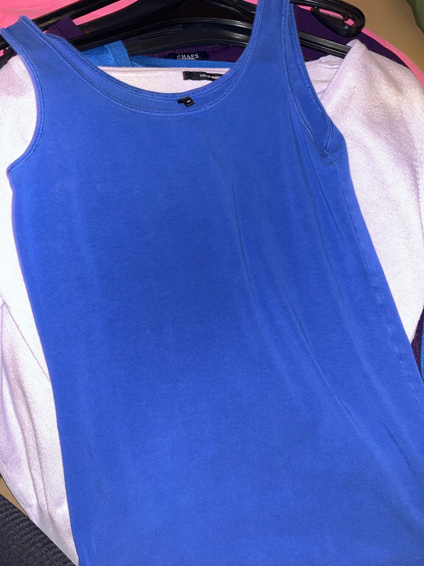 Only Ärmelloses Top Blau Größe: M