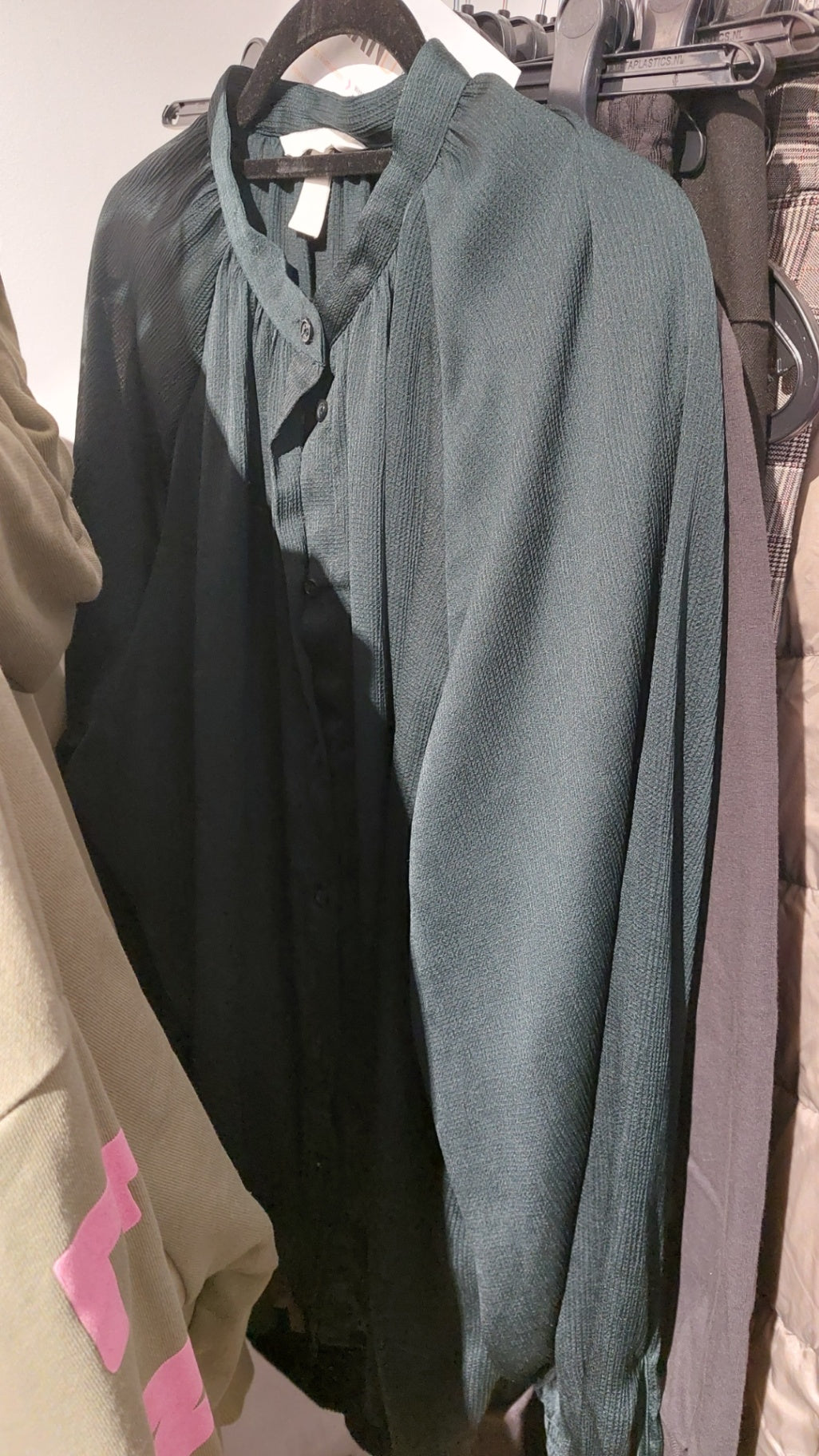 HM Bluse Dunkelgrün Größe: L