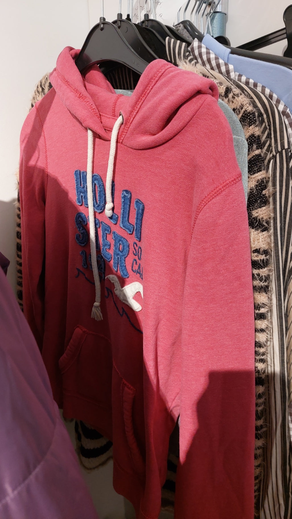 Hollister Hoodie Pink Größe: M