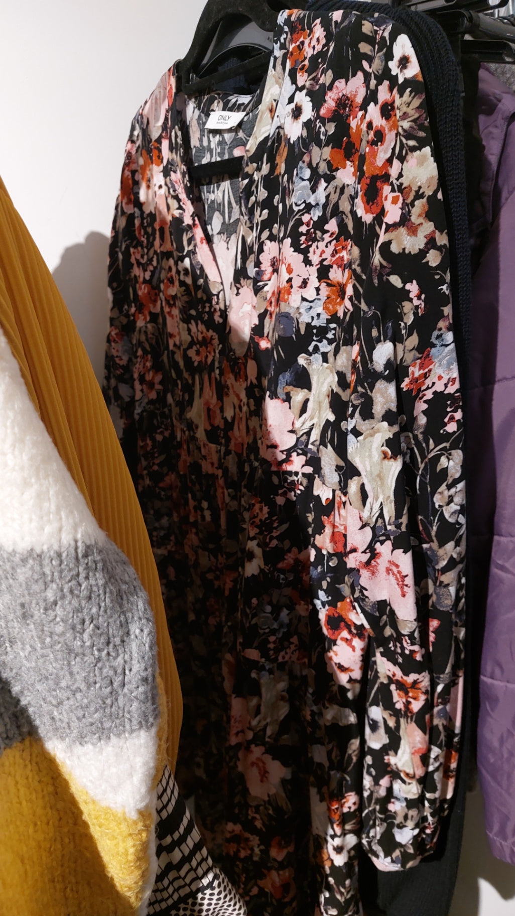 ONLY Blusenkleid Mehrfarbig Größe: M