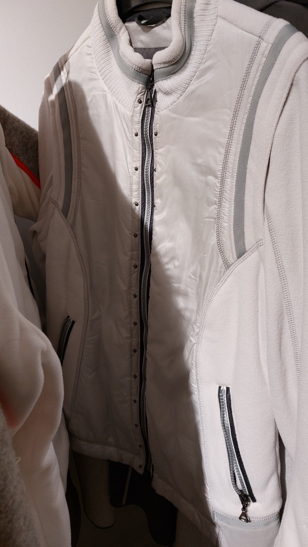 Valiente Jacke Weiß/Grau Größe: 40