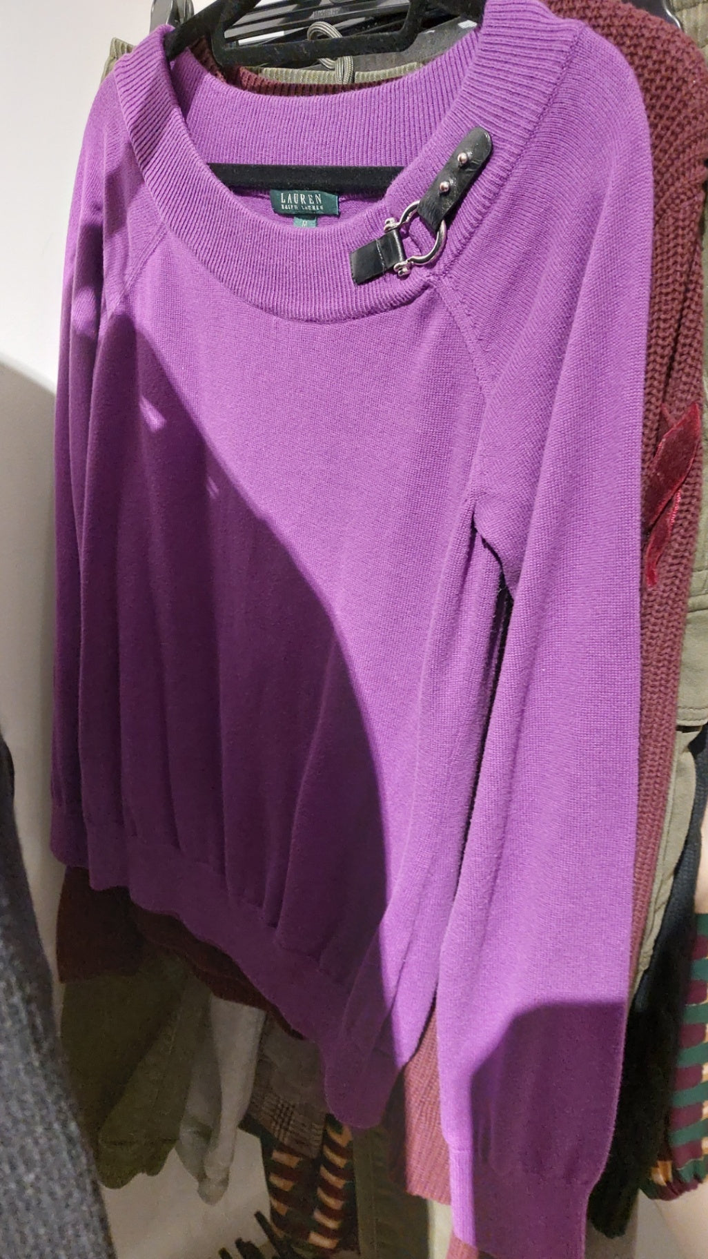 Lauren Ralph Pulli -B-Ware- Lila Größe: M