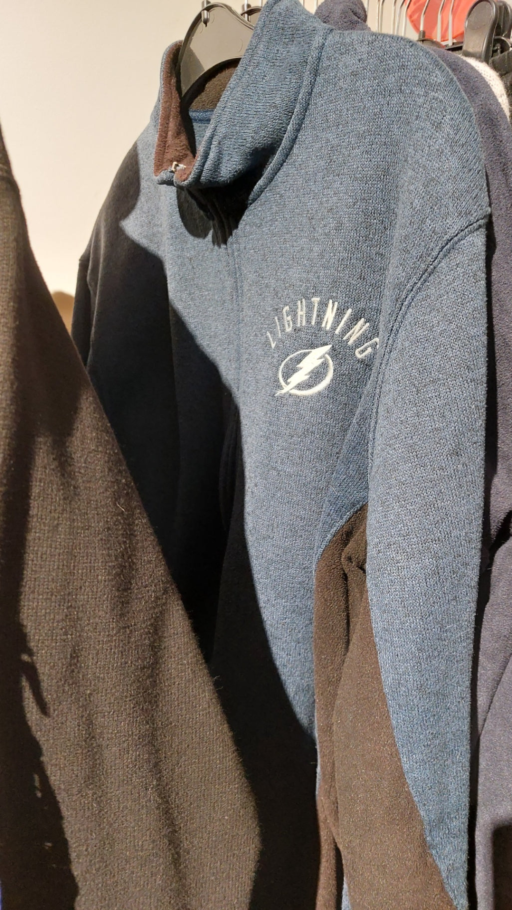 NHL Fleecejacke Blau Größe: L