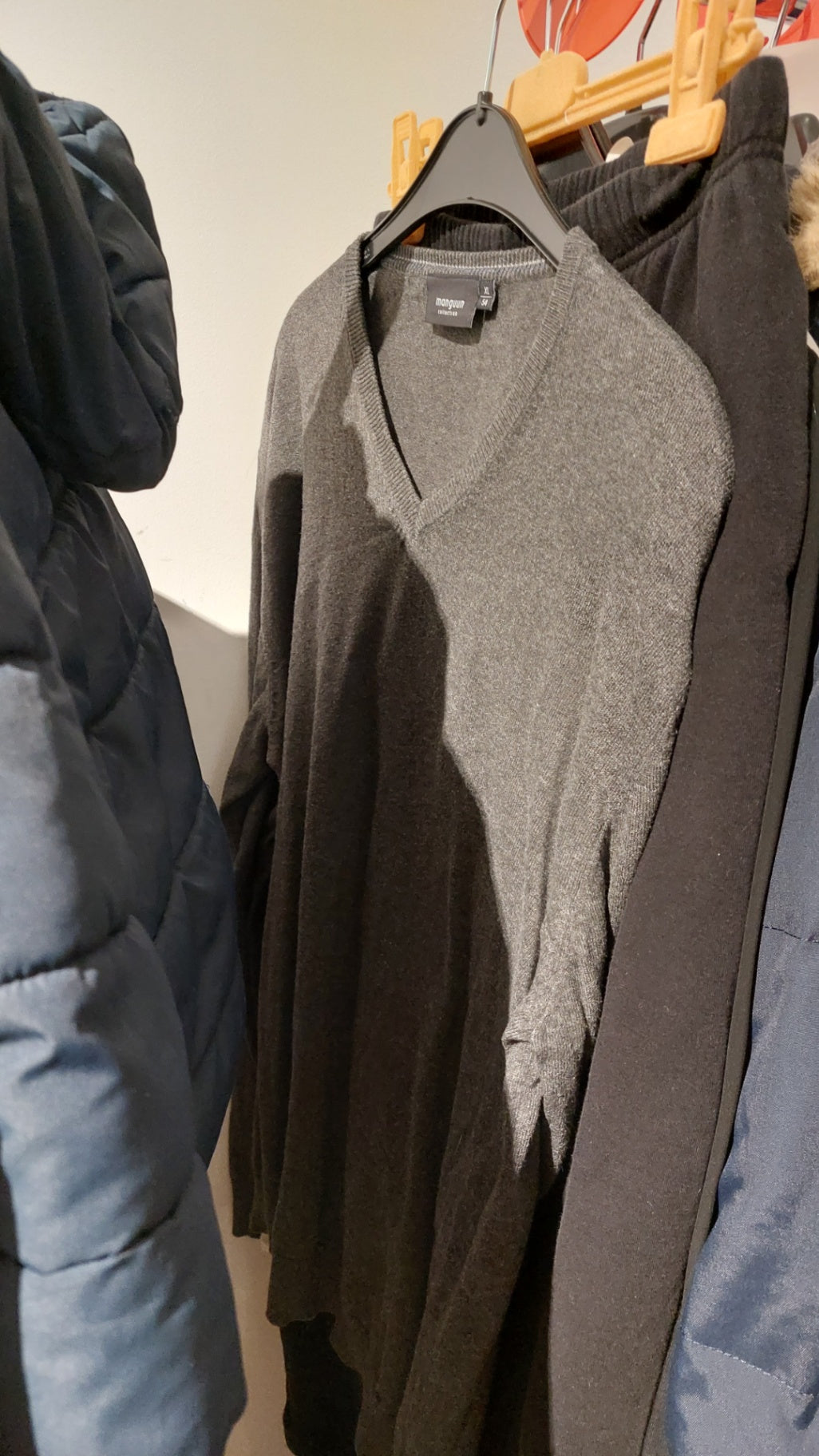 Manguun Pullover Grau Größe: XL