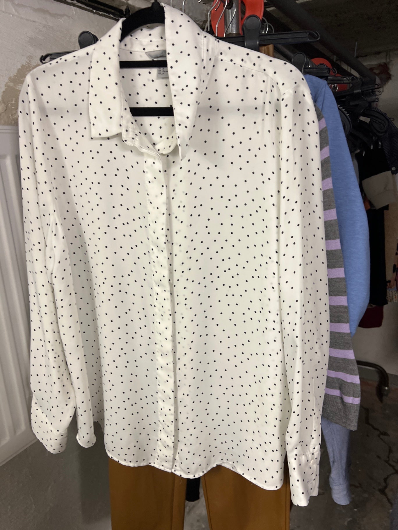 H&M Bluse Weiß Größe:46