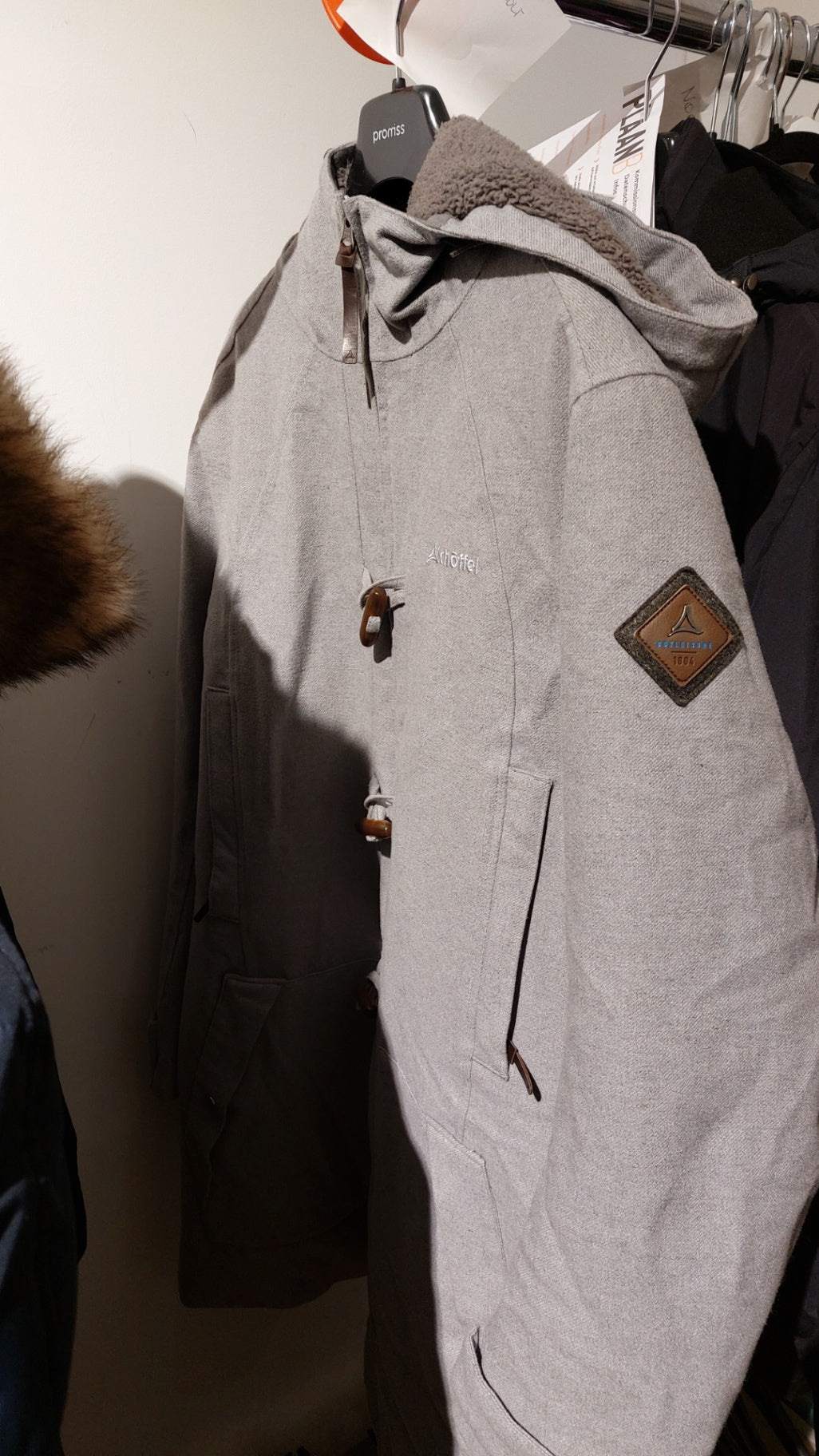 Schöffel Parkajacke Grau Größe: 42