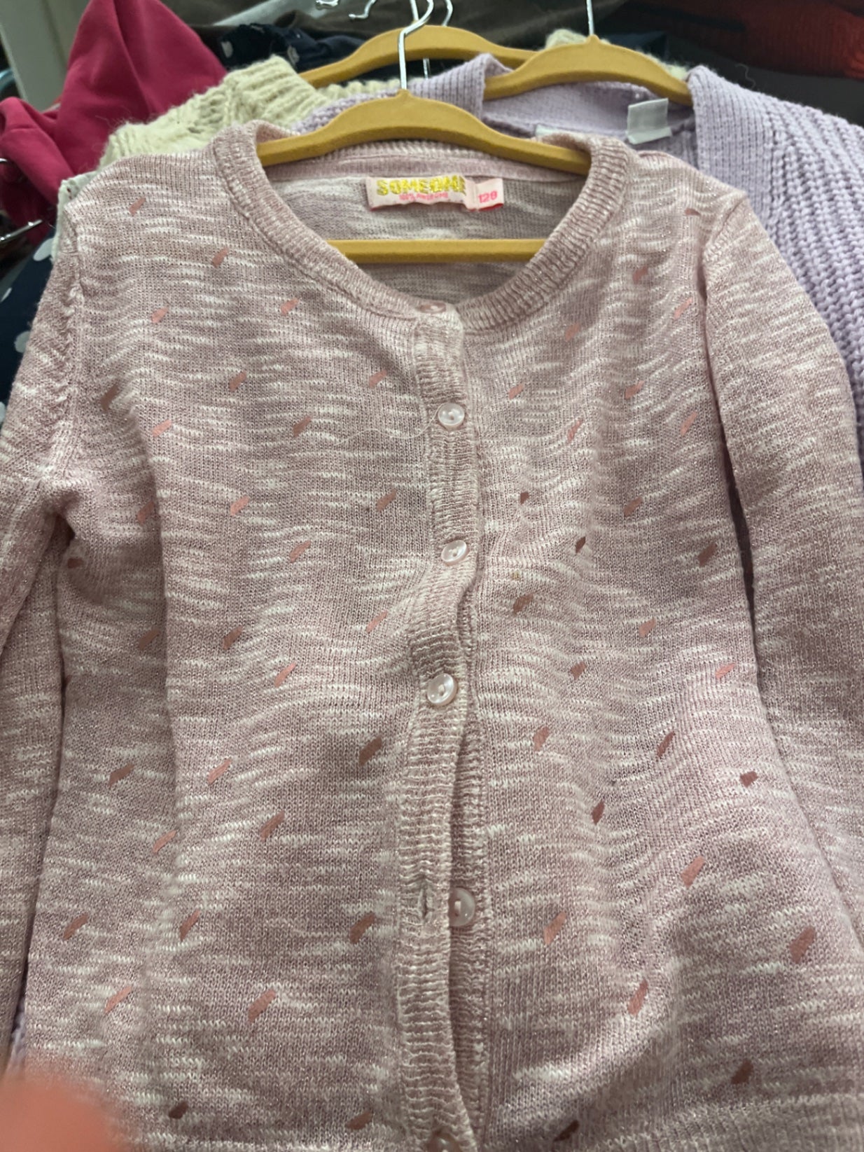 Someone Strickjacke Rosa Größe: 128