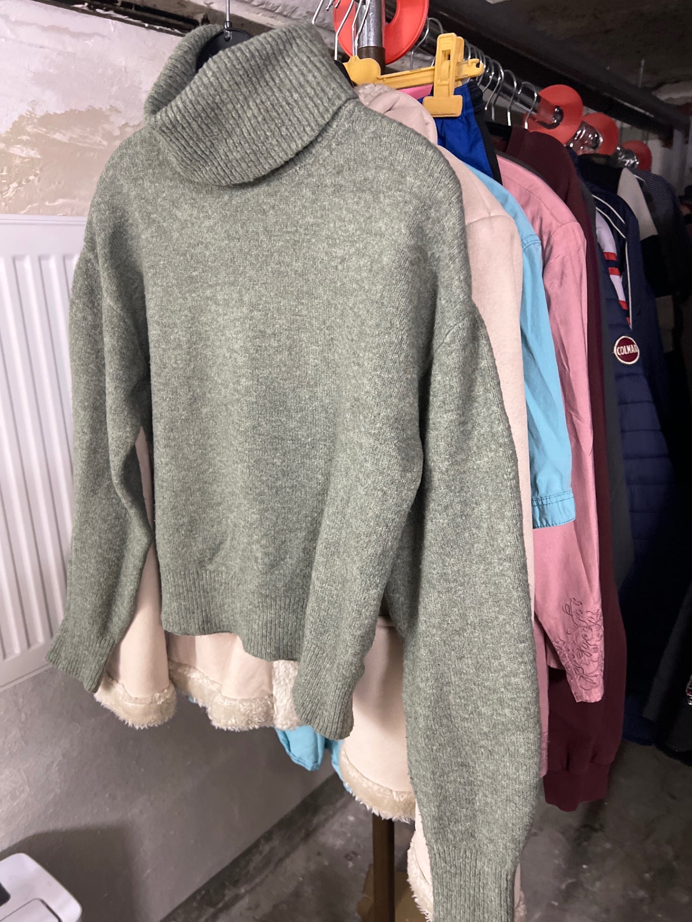 H&M Rollkragenpullover Grau Größe: XS