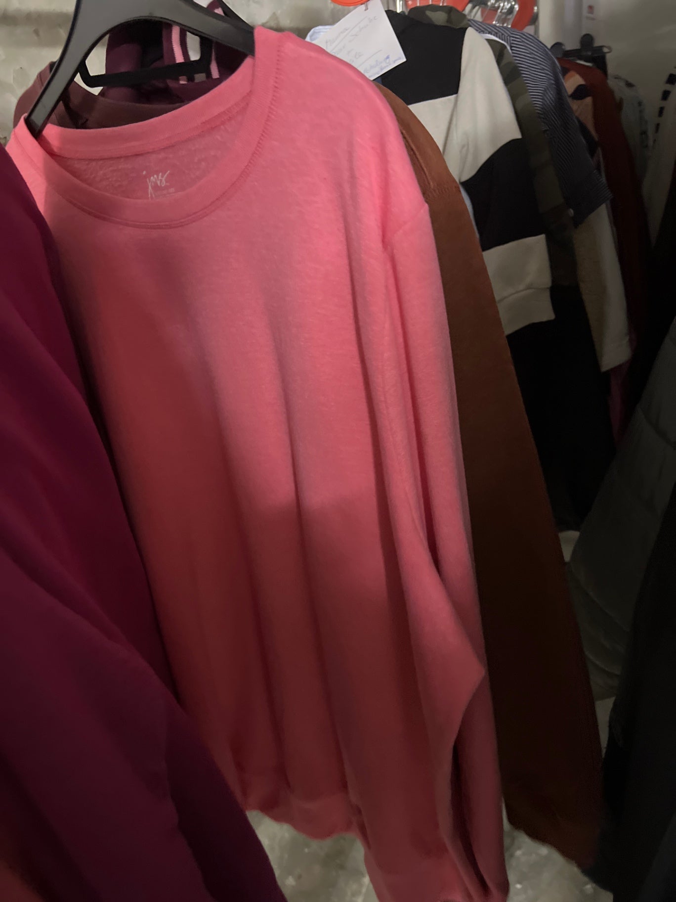 Hanes Pullover Rosa Größe: XXXXL