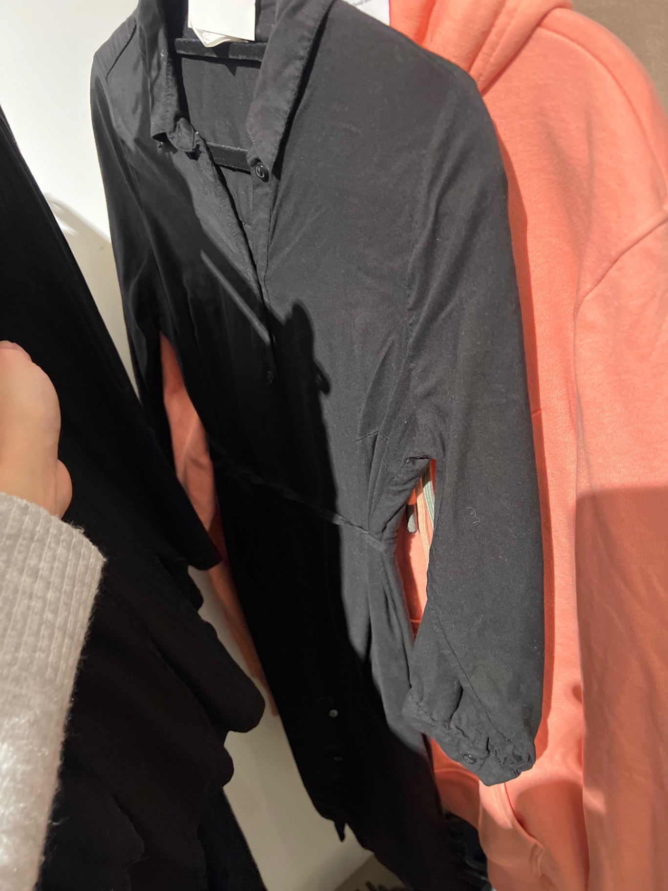 H&M Mama Kleid Schwarz Größe: S