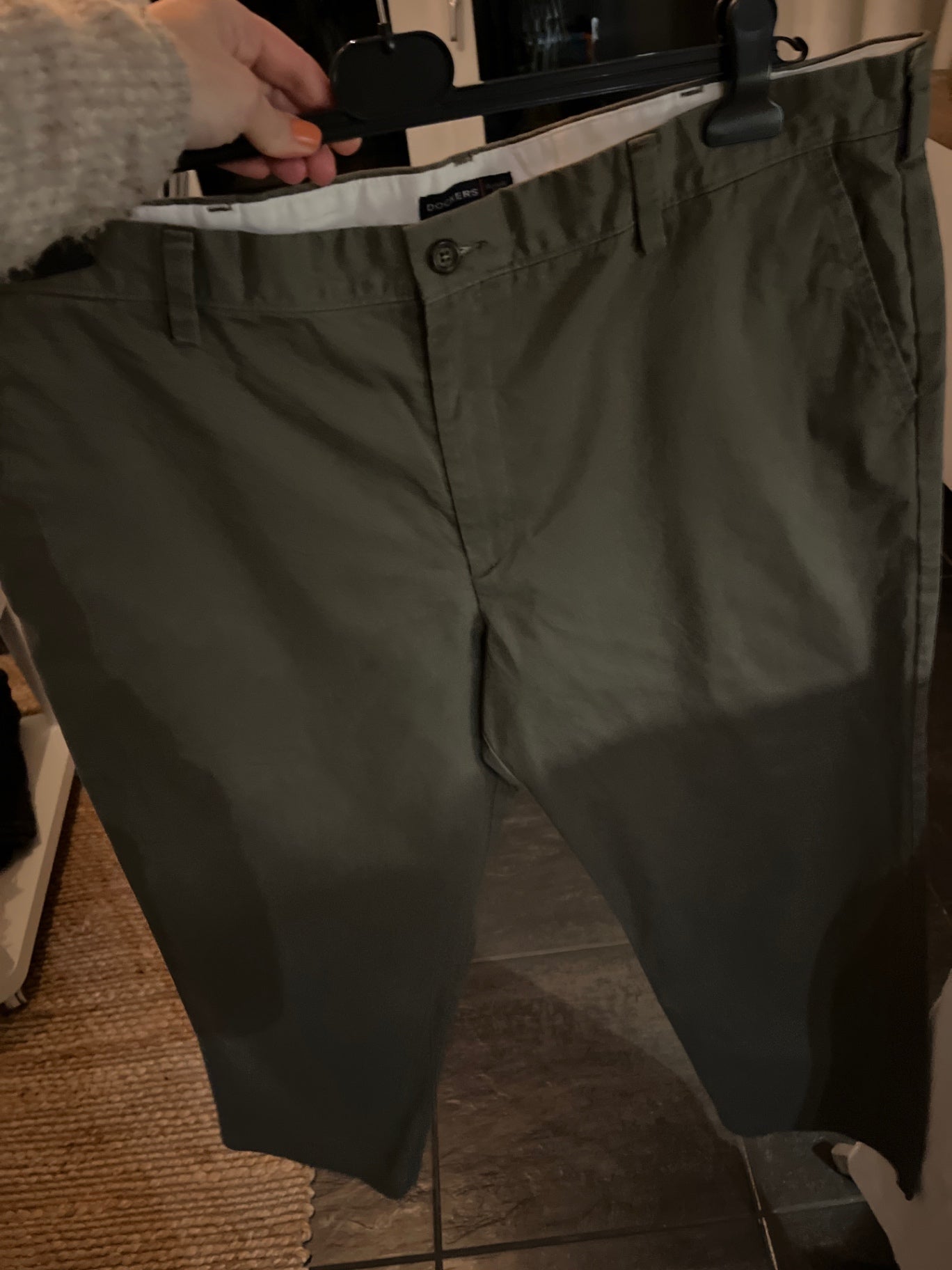 Dockers Chino-Hose Olivgrün Größe: 42/30