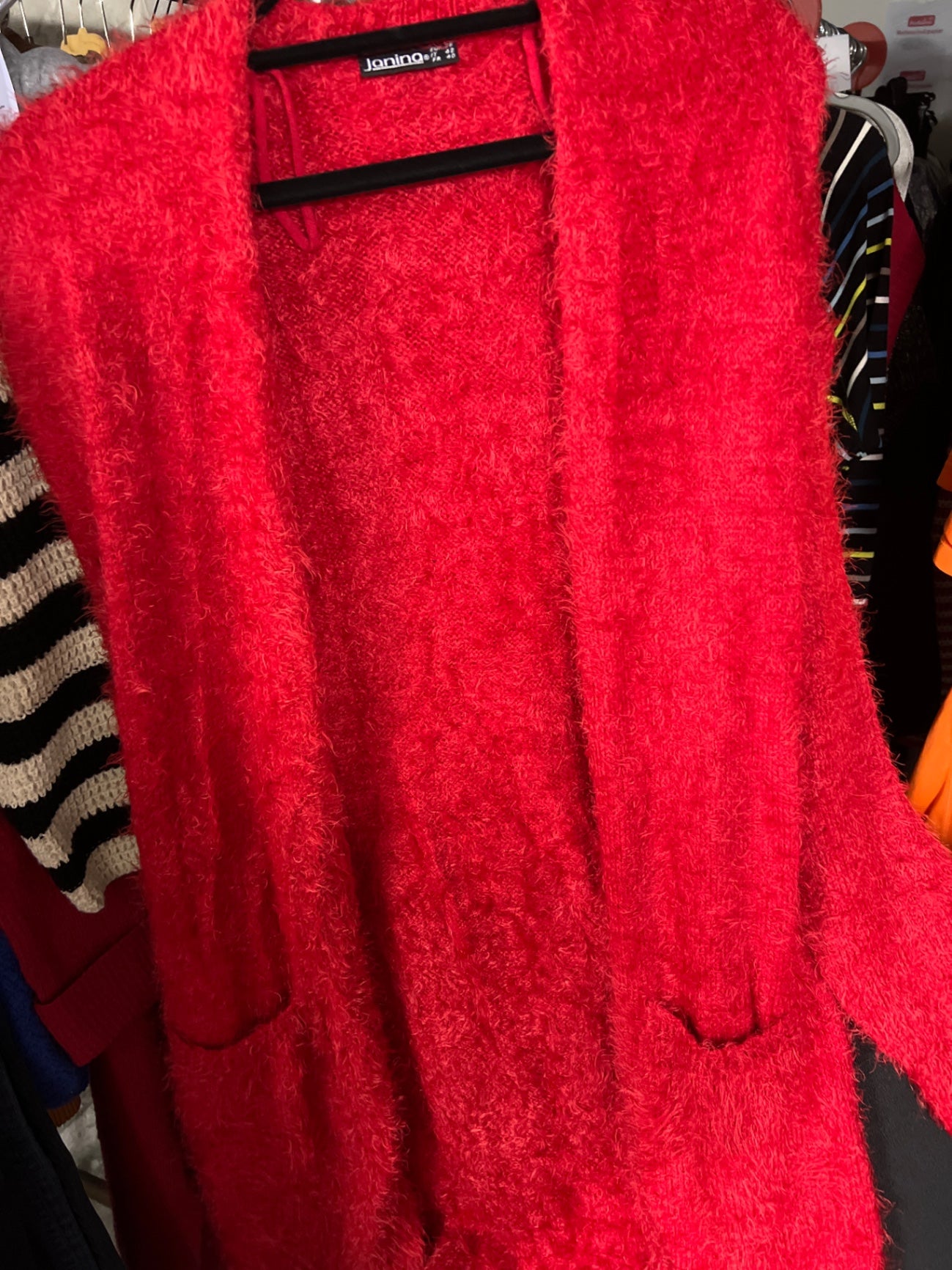 Cardigan Rot Größe: M / L