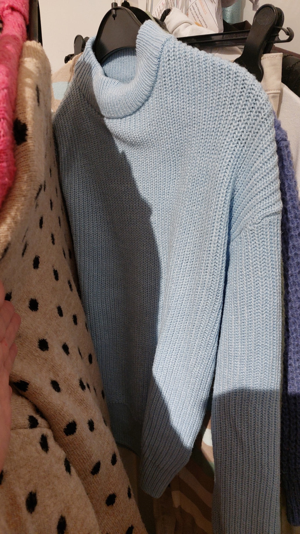 Fishbone Pullover Hellblau Größe: XXS