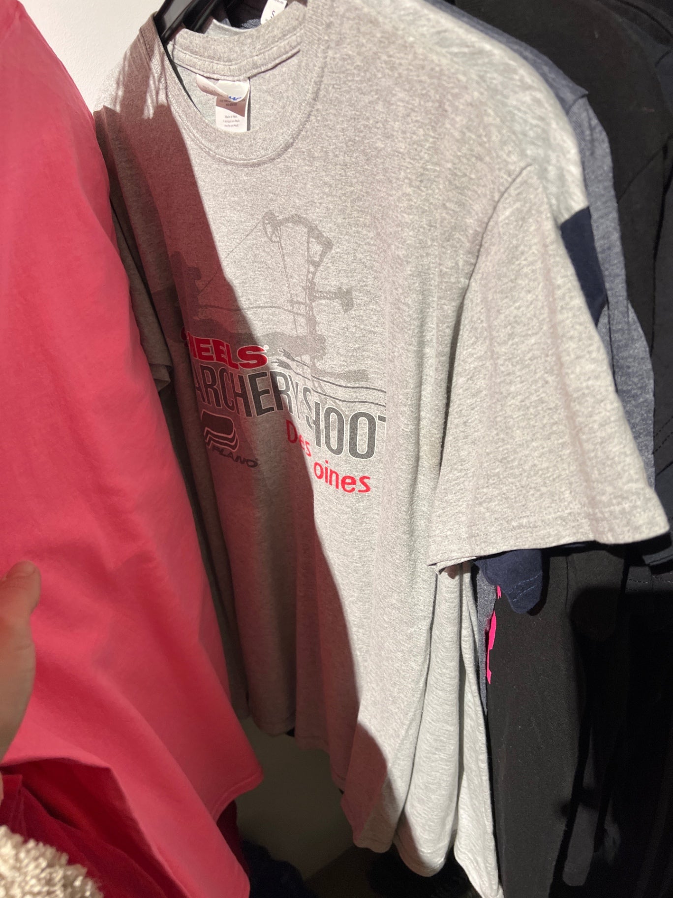 Gildan T-Shirt Amerika Grau Größe: M