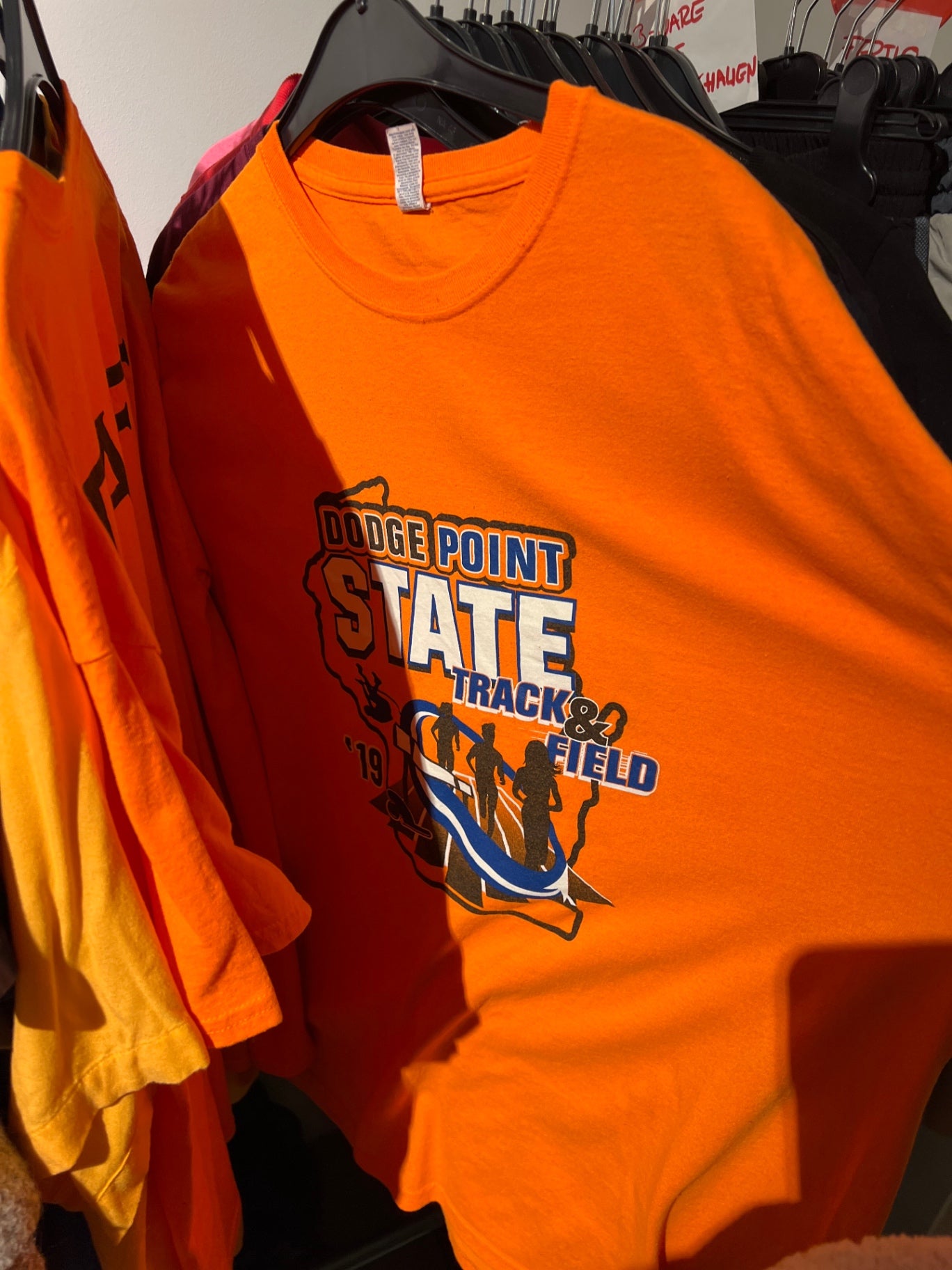 Gildan T-Shirt Amerika Orange Größe: XL