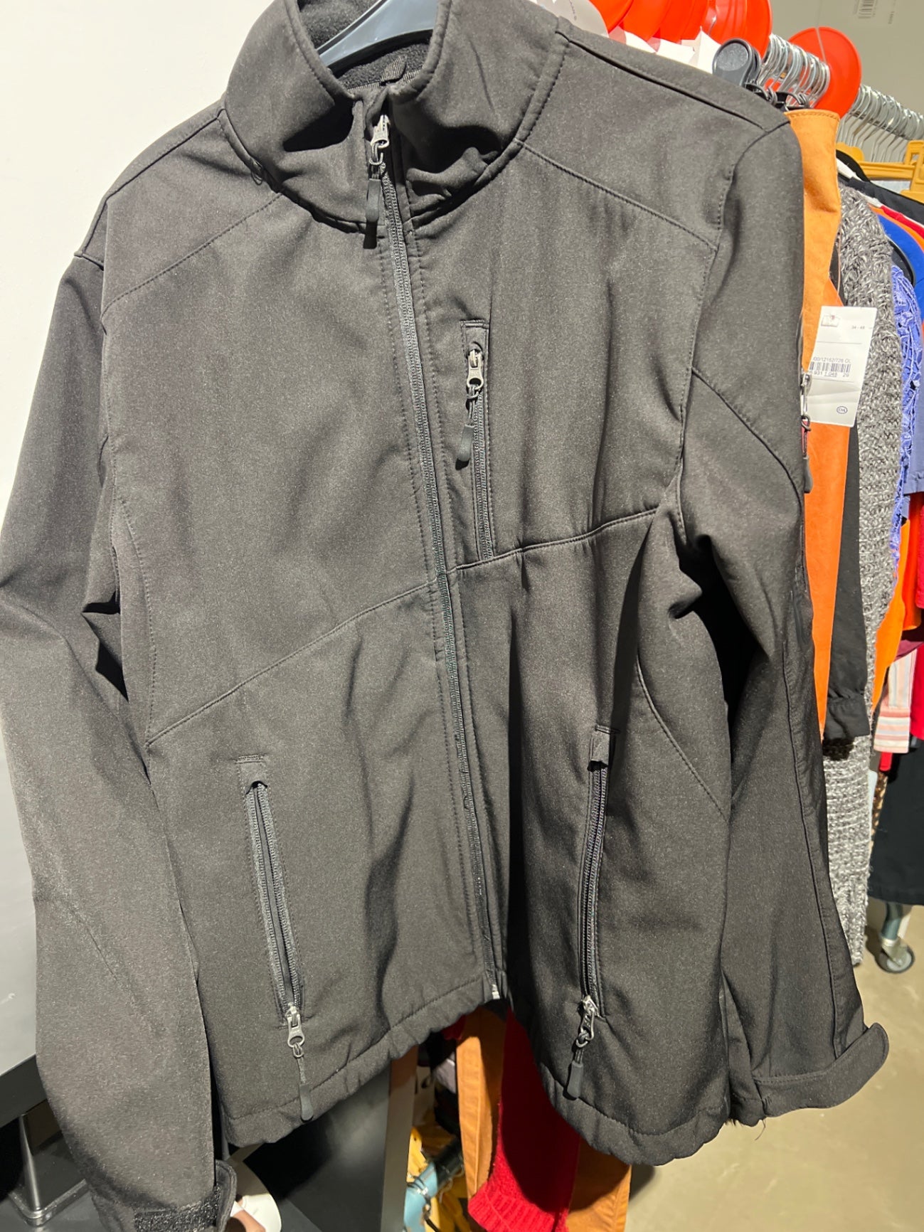 Crane Softshell Jacke Schwarz Größe: L