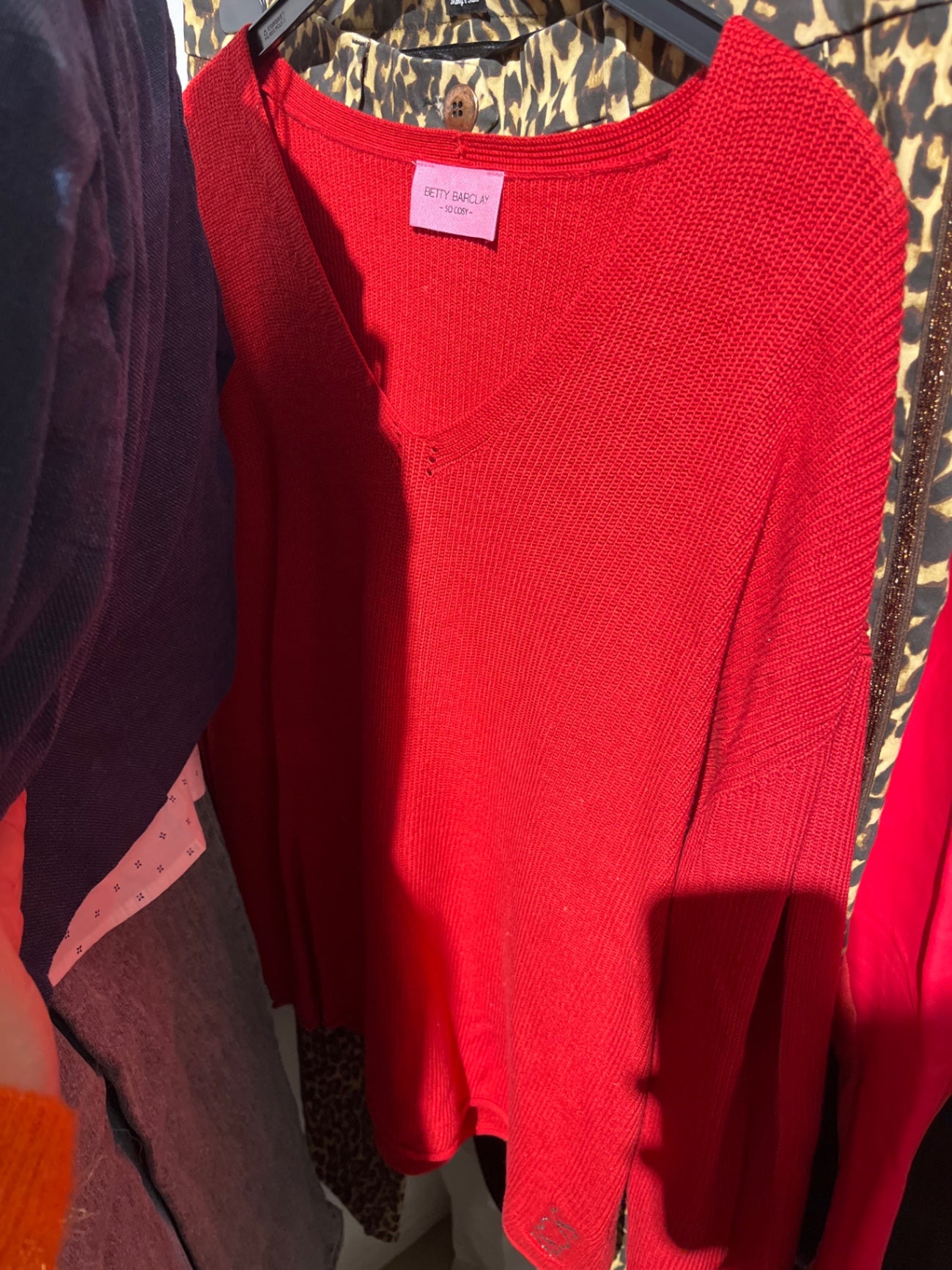 Betty Barclay Pullover Rot Größe: 40