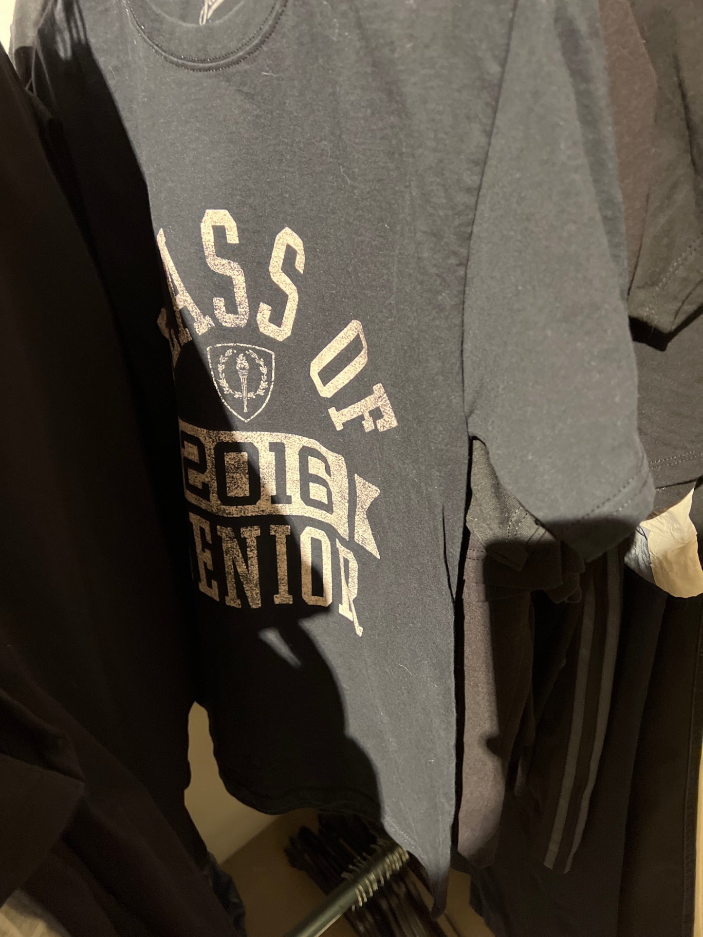 T-Shirt Amerika Schwarz Größe: M