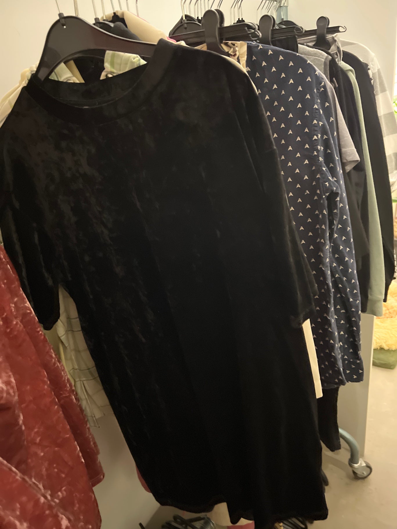 Monki Shirt Schwarz Größe: S