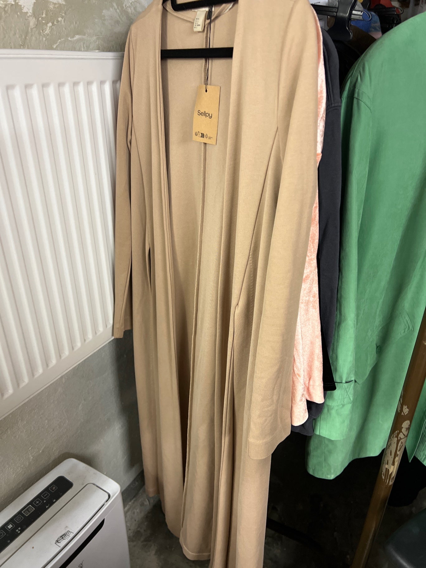 H&M Mantel Beige Größe: 36