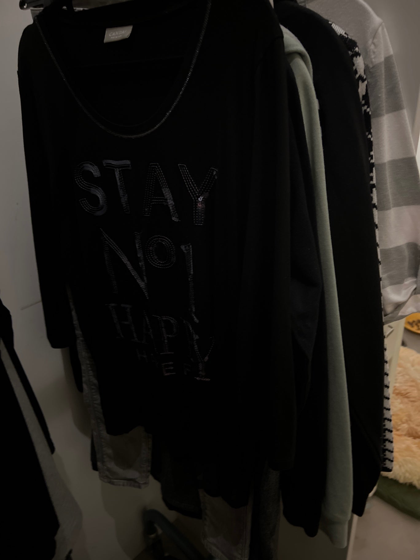 Canda Pullover Schwarz Größe: L