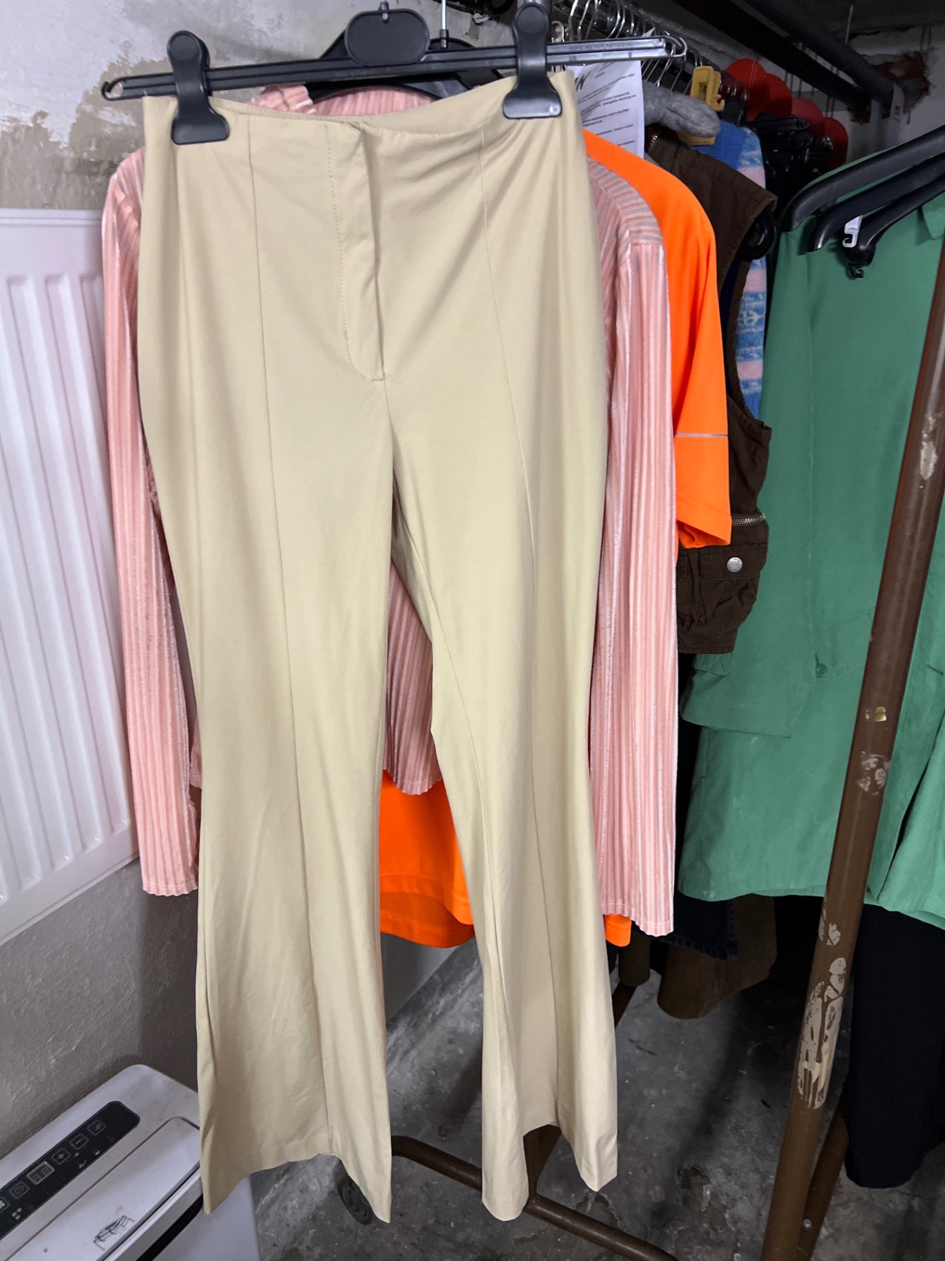 Monki Hose Beige Größe: 38