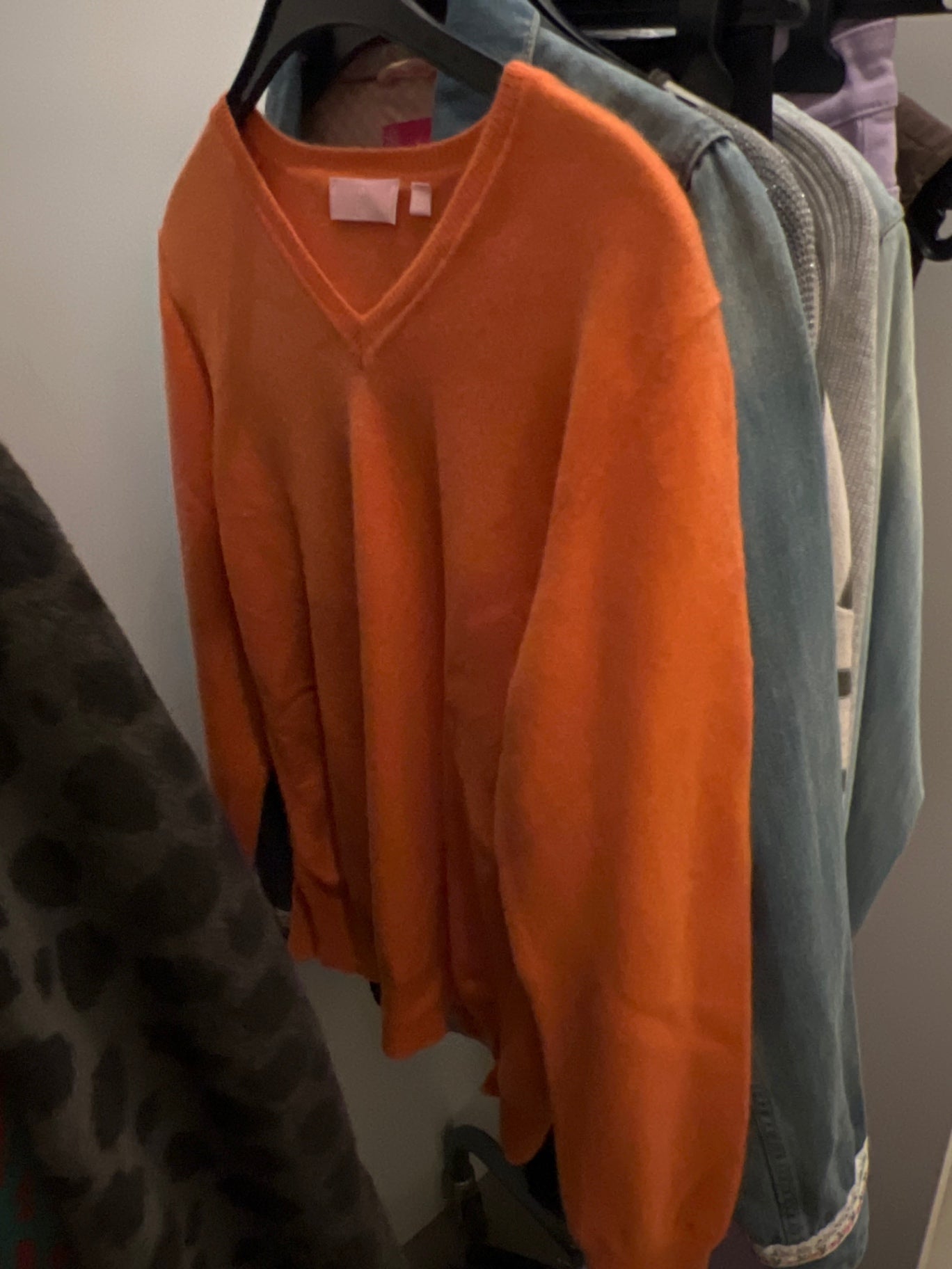 BS Cashmere Pullover Orange Größe: 40
