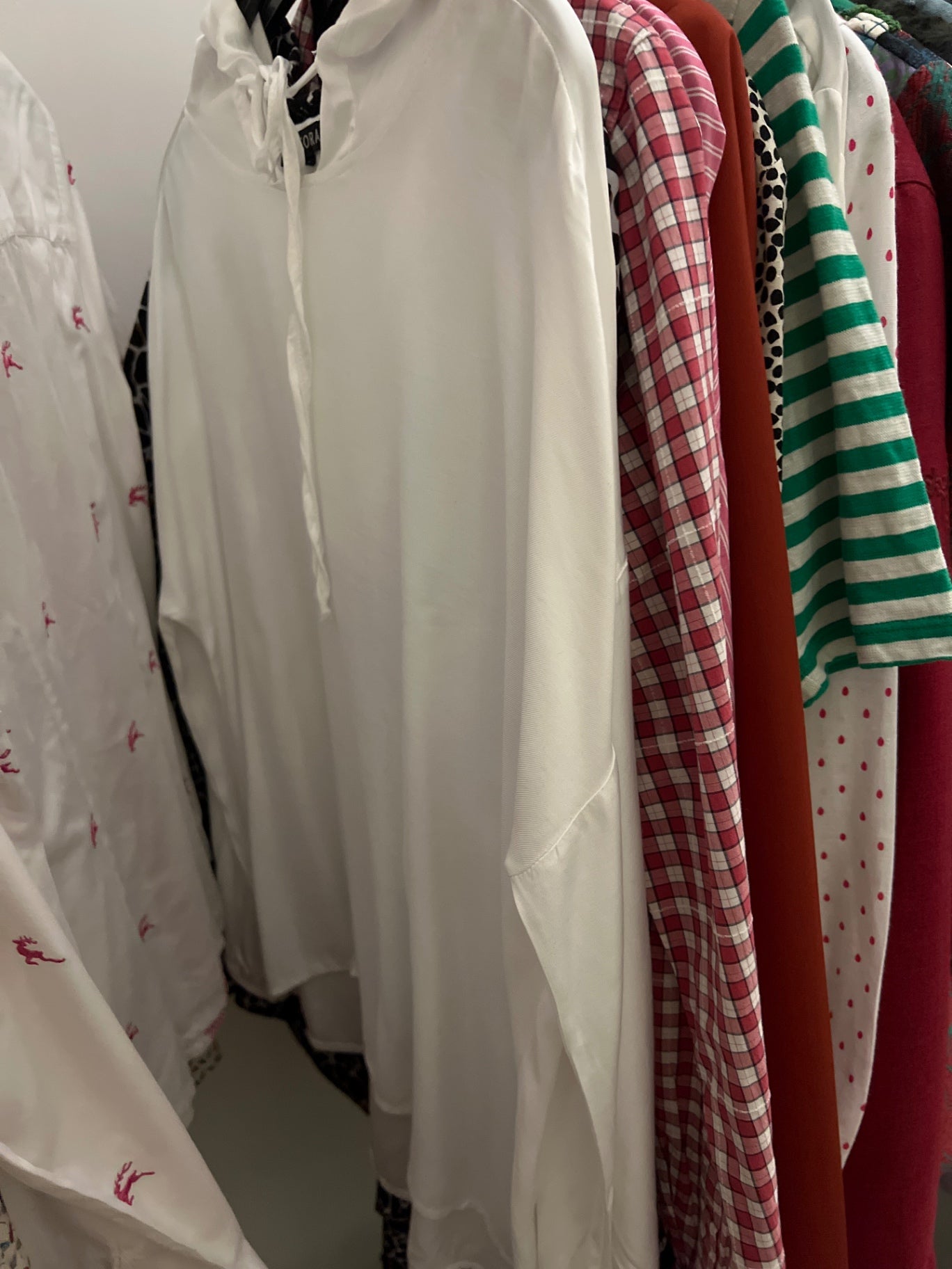 Ancora Bluse Weiß Größe: M/L
