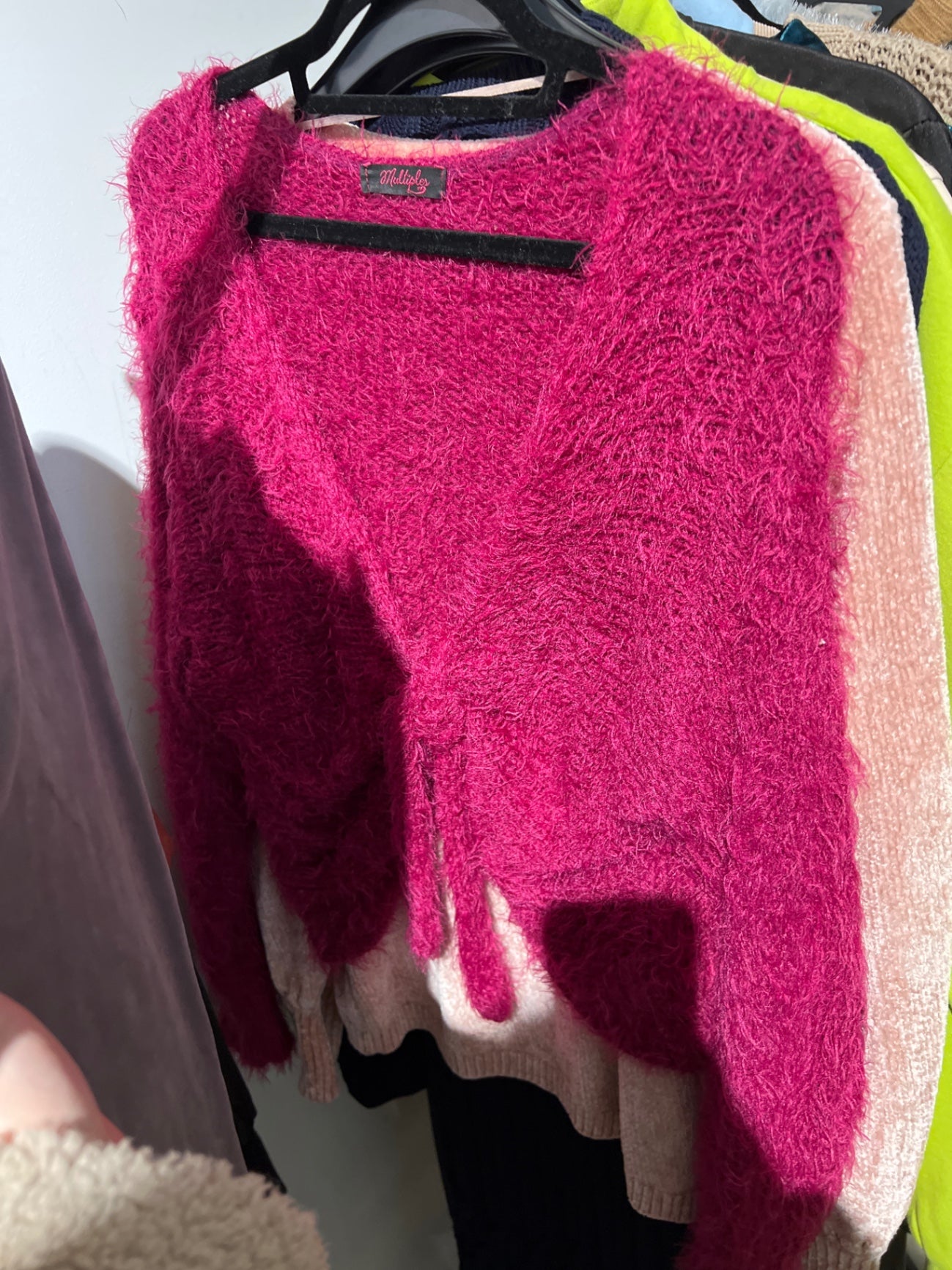 Multiples Pullover Pink Größe: L