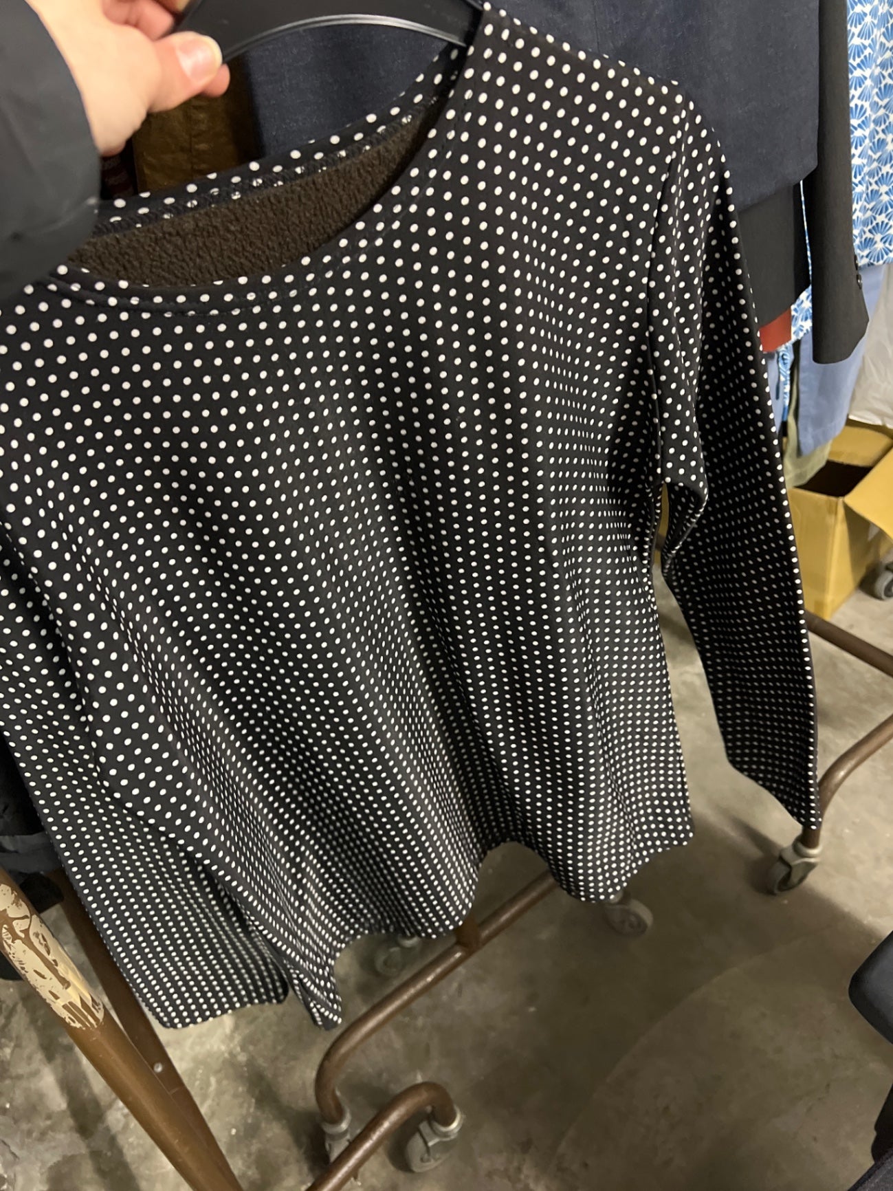 Gefüttert Langarmshirt Größe: M