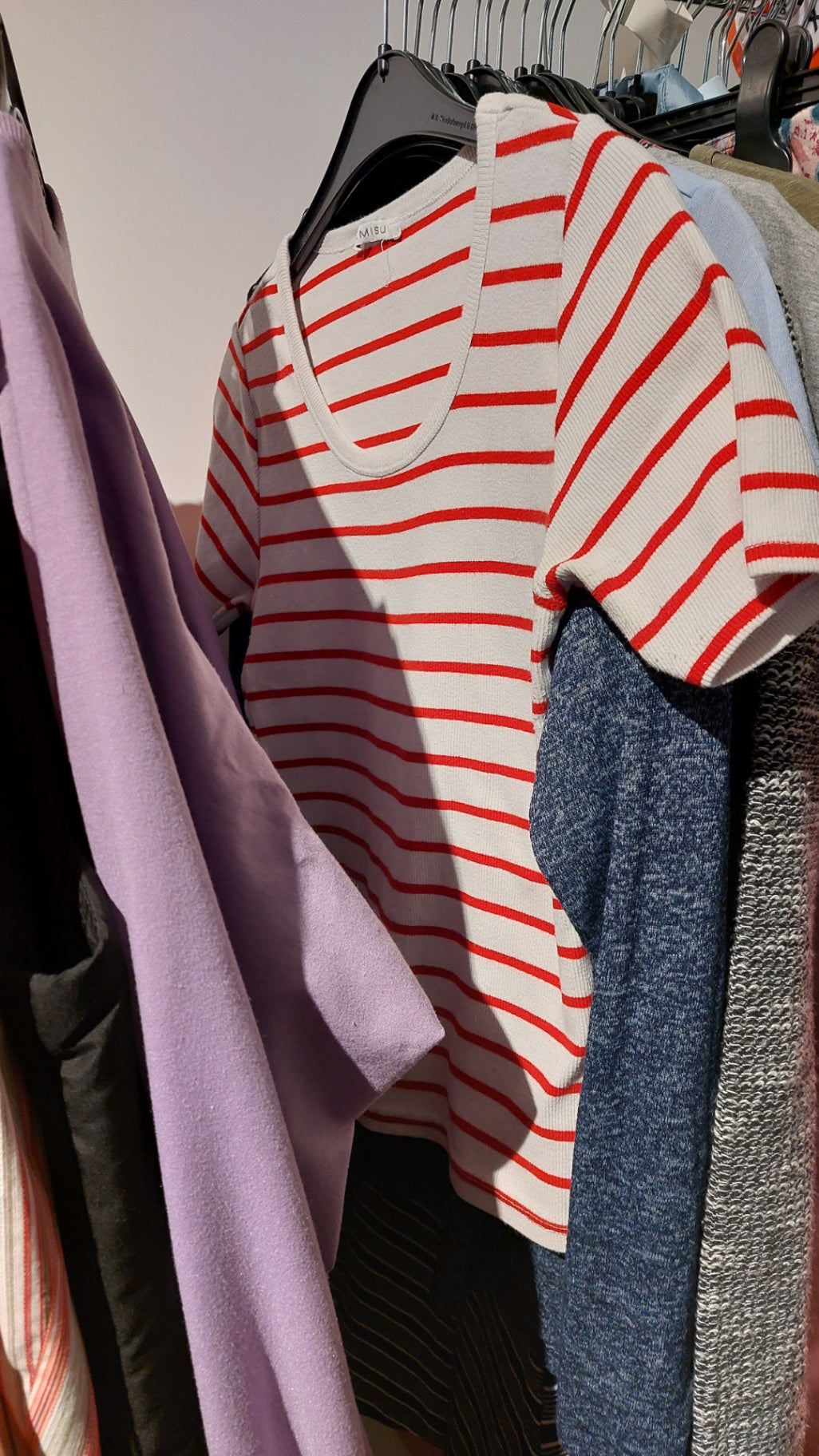 AMISU T-Shirt Größe: S
